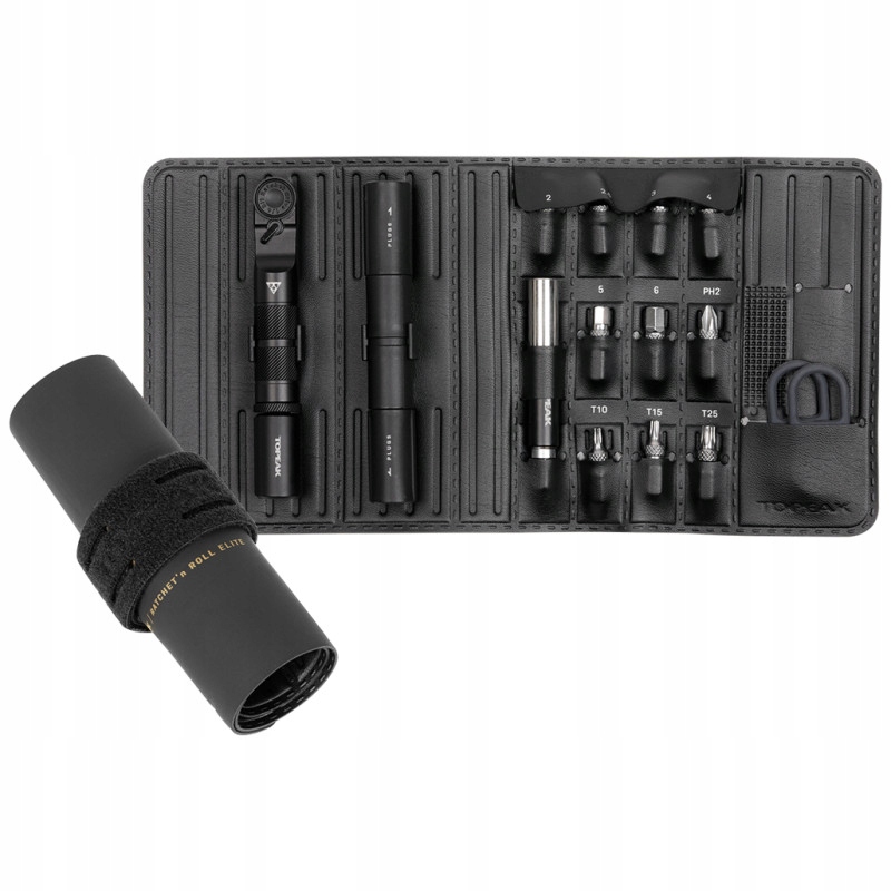 Topeak Nářadí Ratchet n Roll Elite sada s ráčnou CO2 inflátorem a nástroji