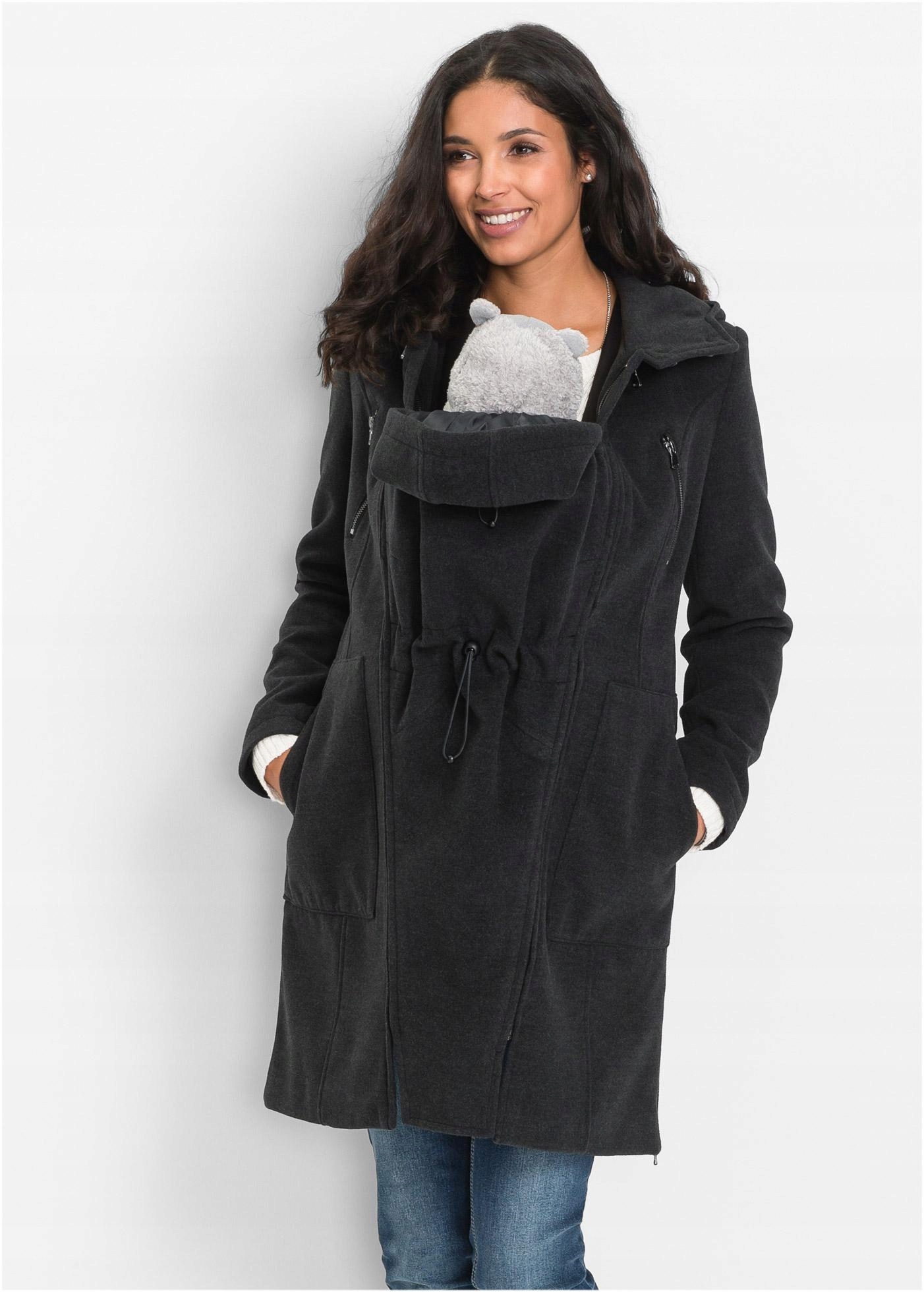 Bonprix PŁASZCZ DAMSKI CIĄŻOWY 40 Rodzaj klasyczny