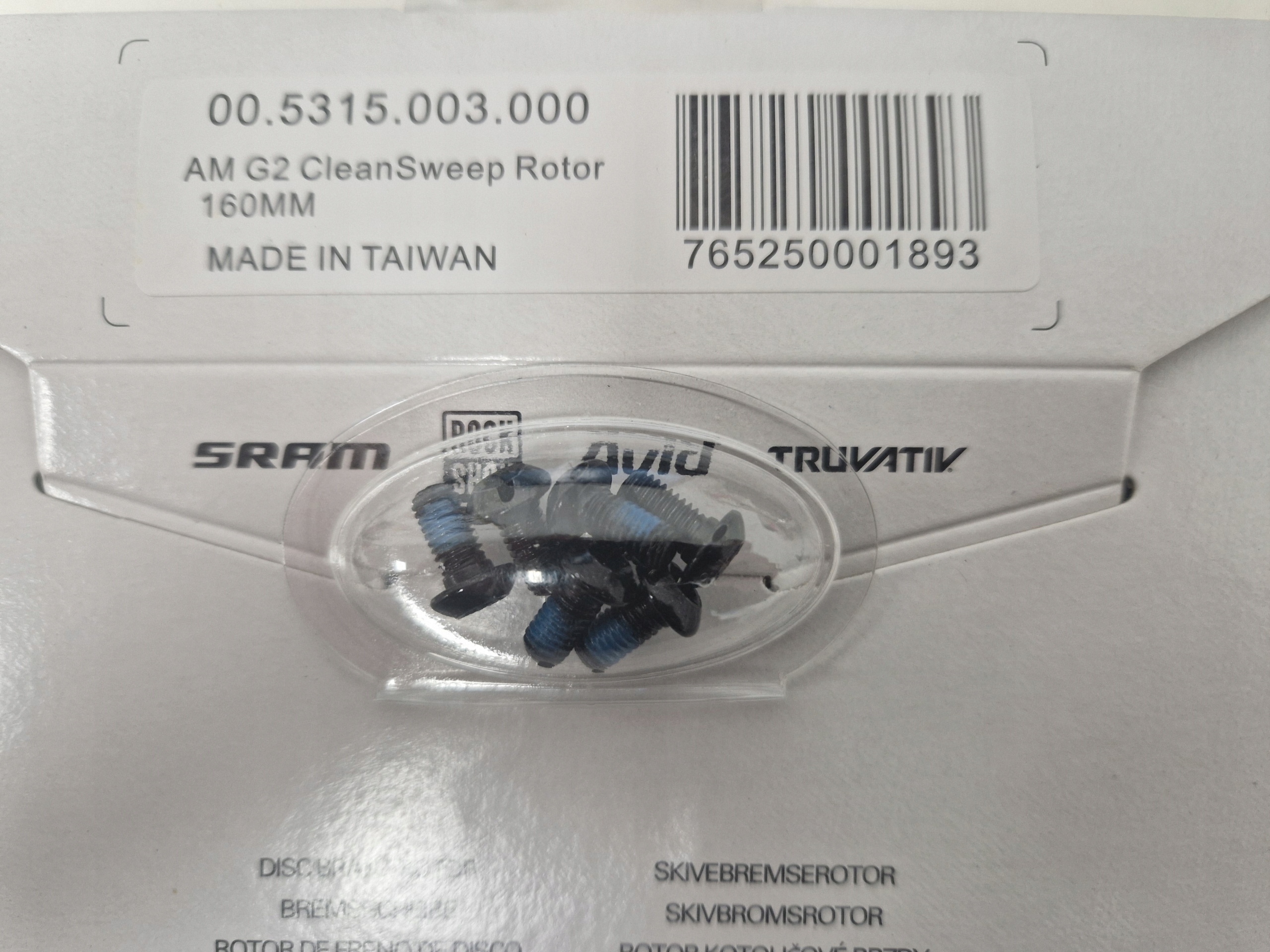 Tarcza hamulcowa Avid G2 Cleansweep 160 mm Mocowanie 6 śrub (IS)