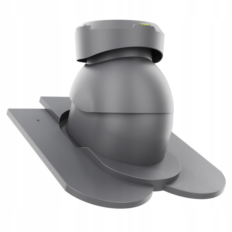 Krbový kanalizační odvětrávač fi110 s korunkou Grafit