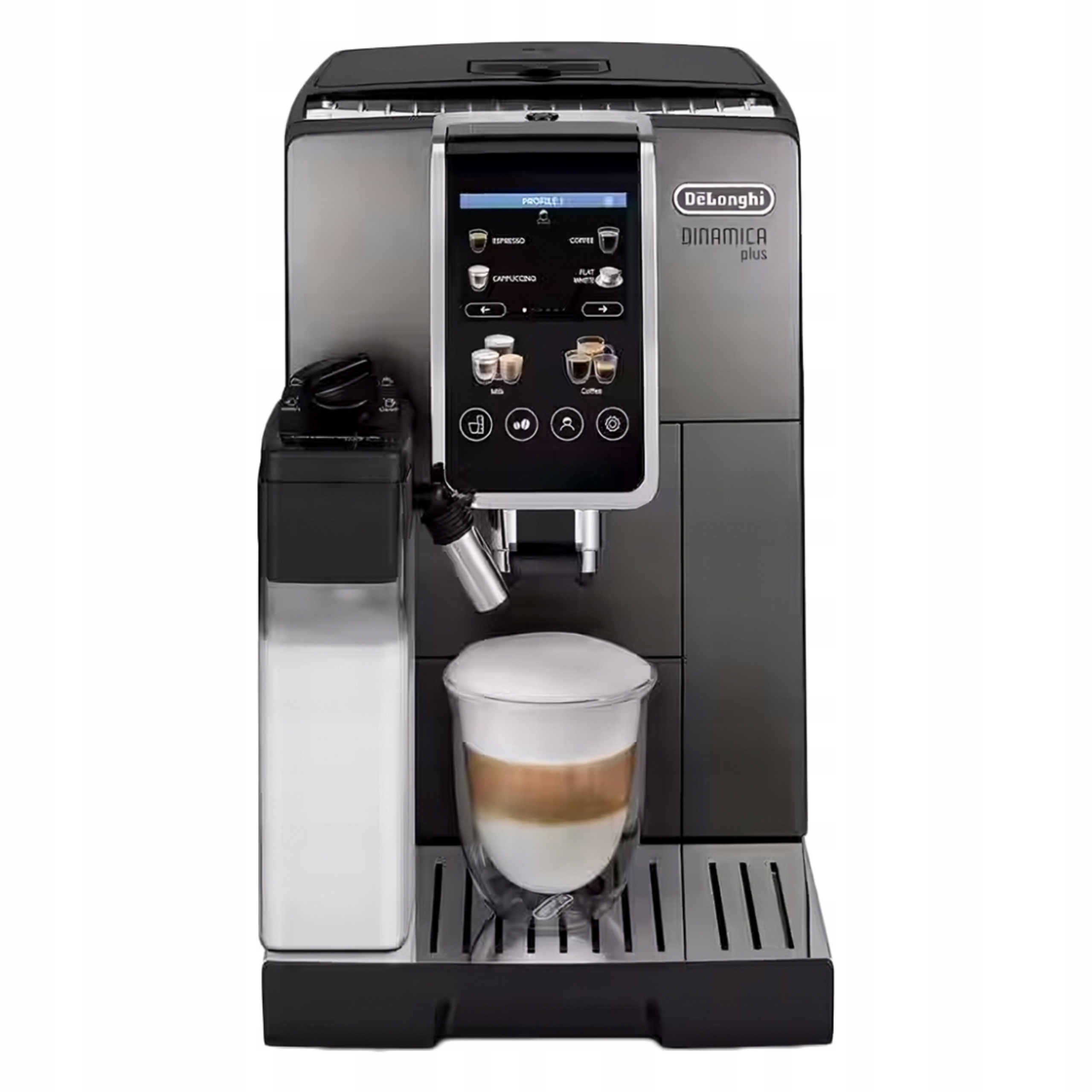 Ekspres ciśnieniowy DeLonghi Dinamica Plus Ecam 380.95.TB – szary