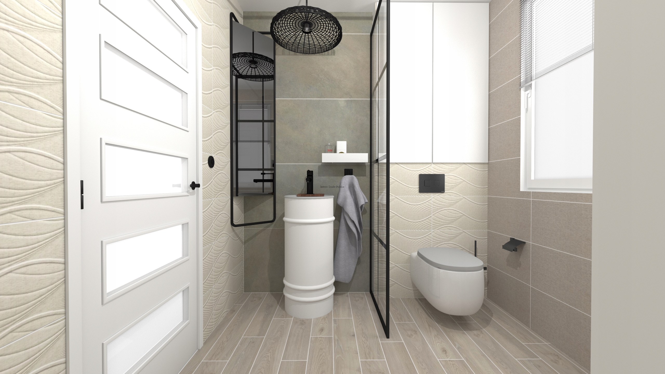 Wildland chevron pr. light 14,8x88,8 Paradyż-dekor Typ gres