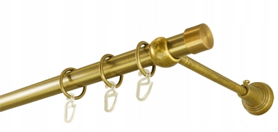 

Karnisz metalowy Uno fi 19 pojedynczy 250 cm