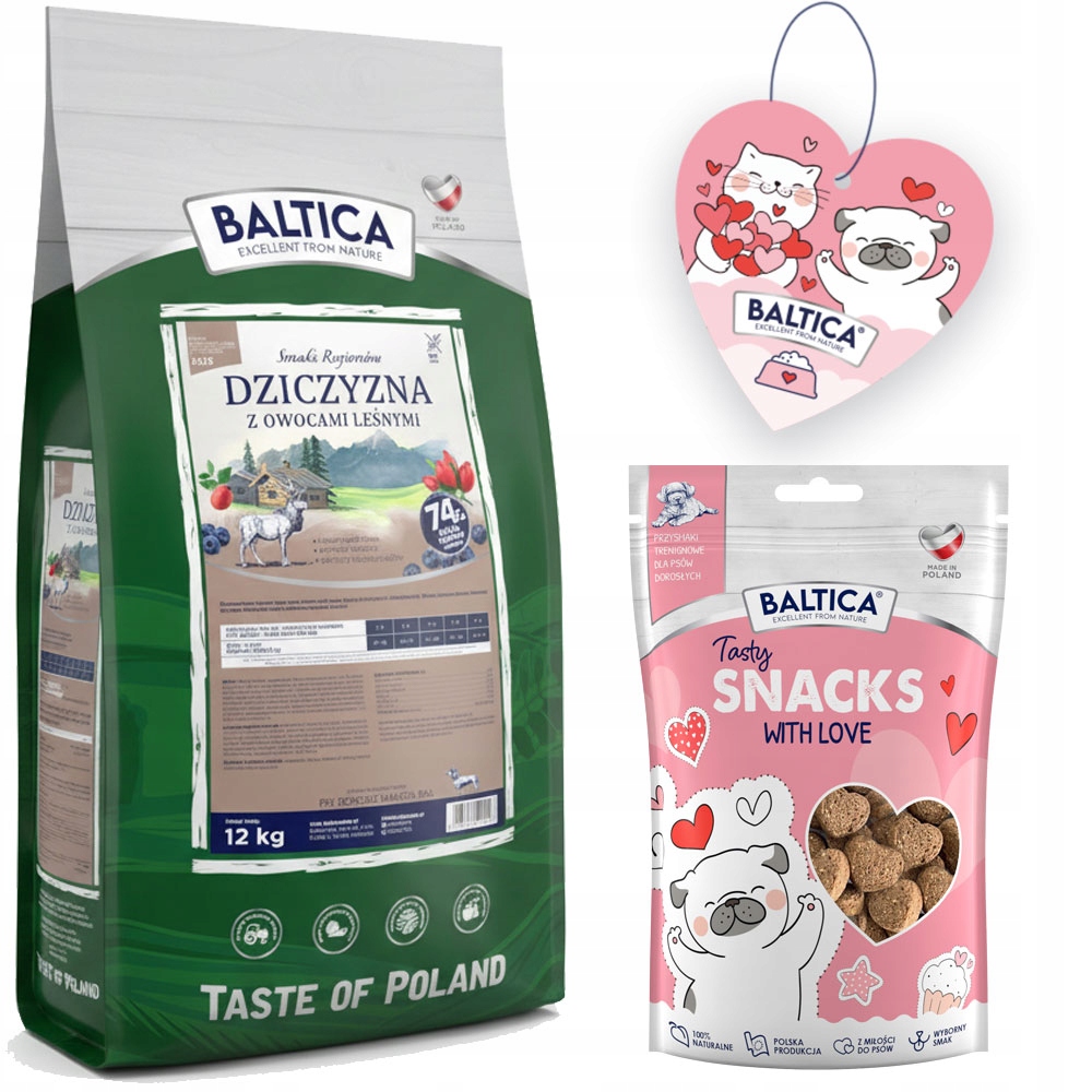 Baltica Smaki Regionów Dziczyzna Z Owocami Leśnymi Xs/s 12kg Małe Rasy