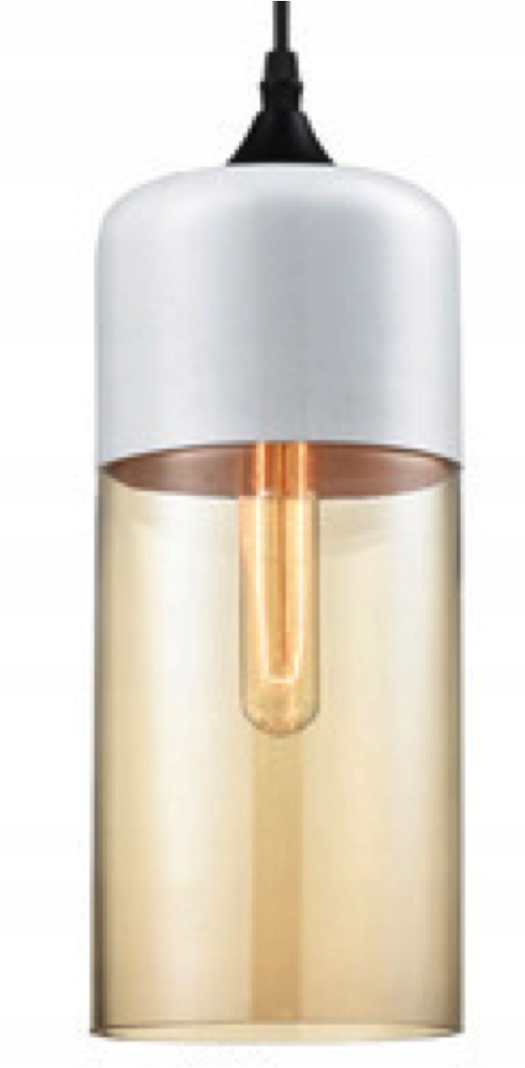 Orebro 1 White – moderní závěsná lampa, bílá barva