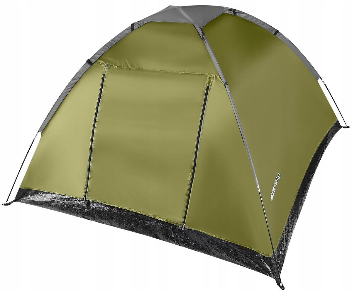 Kempingowy Namiot 4-OSOBOWY 200x200x115 CM Enero Camp Zielony