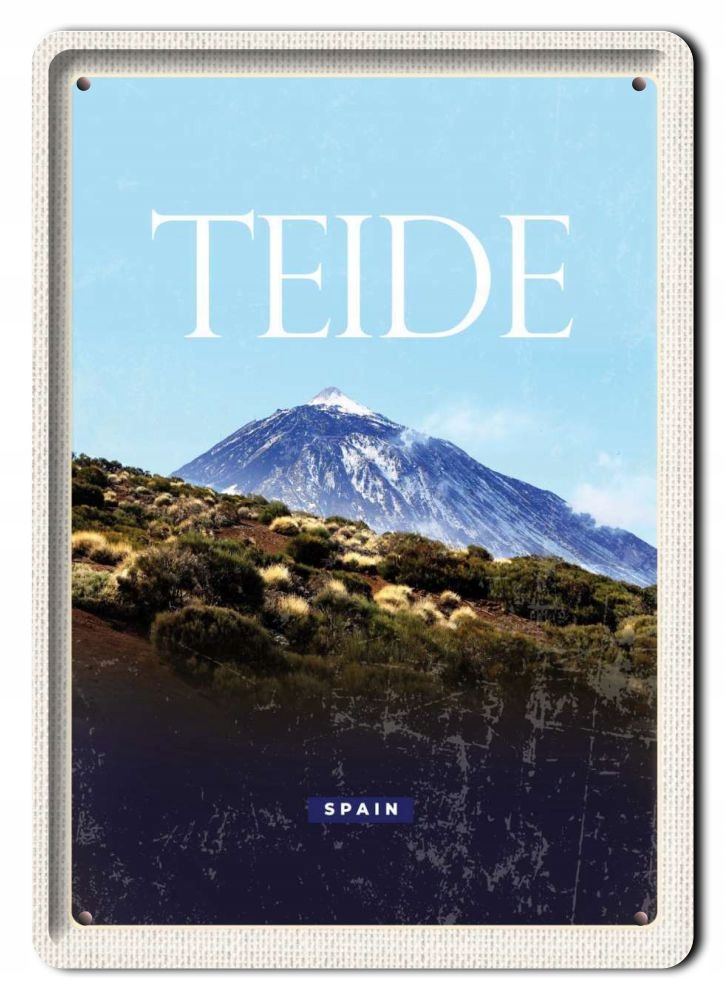 Teide Plakat Metalowy Obrazek #13482