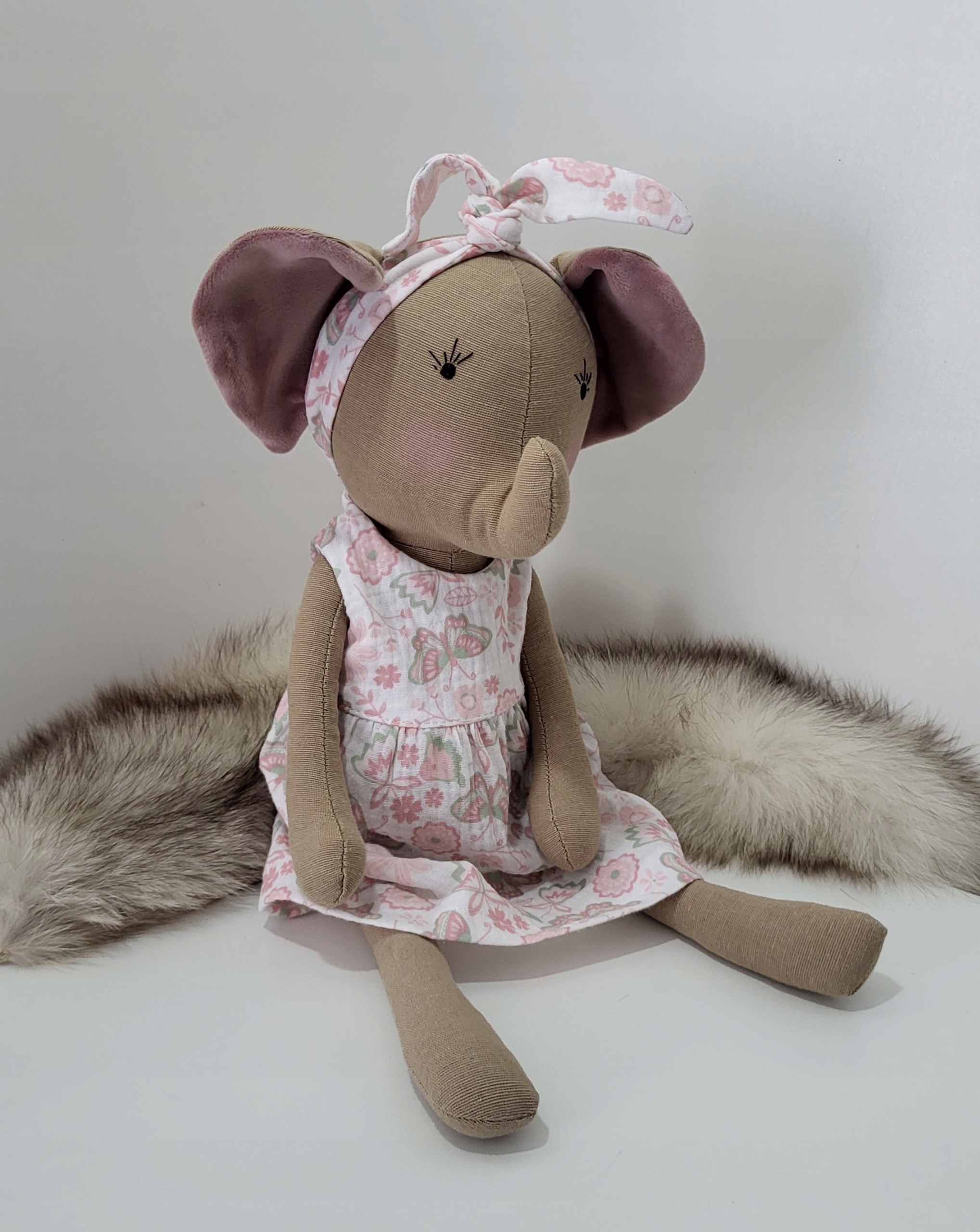 Slon slon 48cm s personalizací výšivka jméno