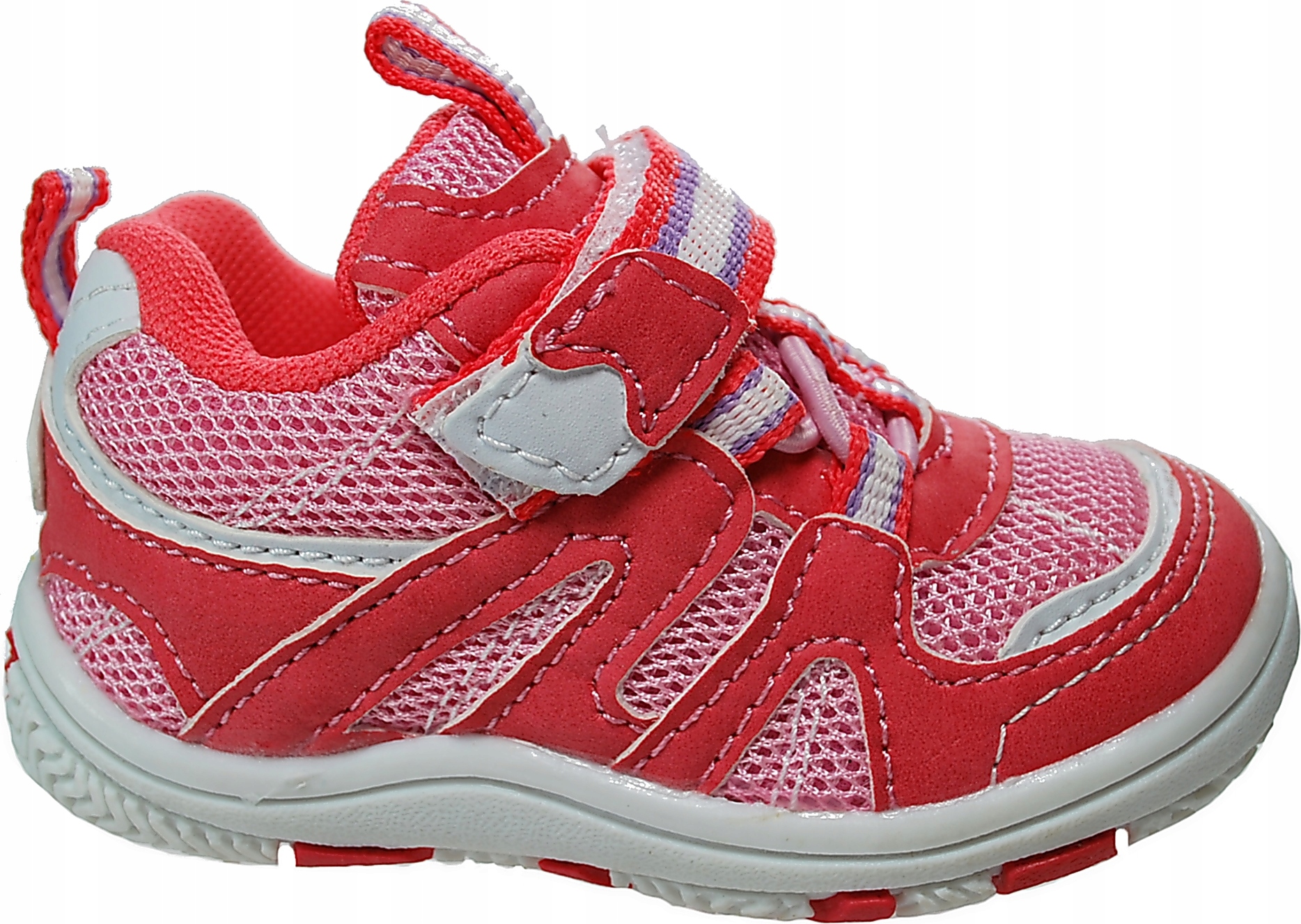 

Różowe Lekkie Przewiewne Adidasy na rzep r 23