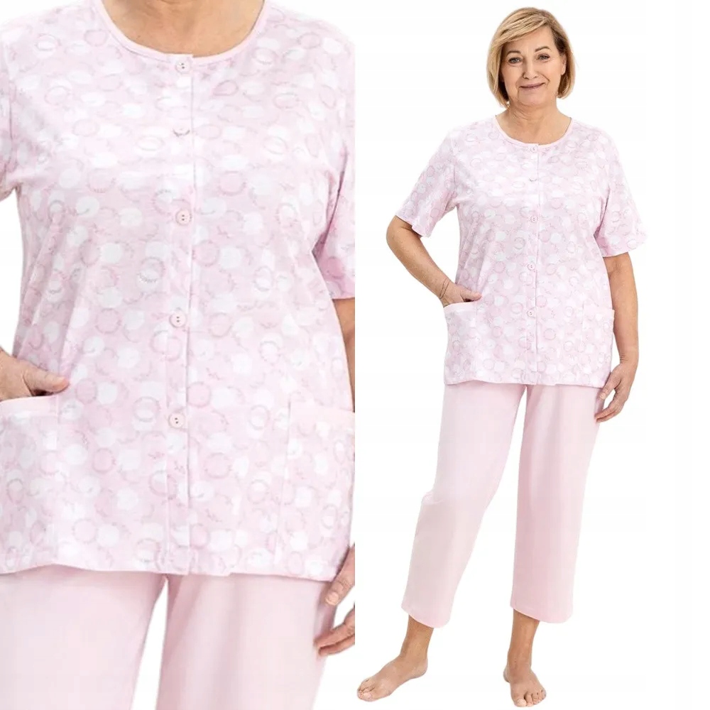 Dámské bavlněné pyžamo Regina 738 M 38 Růžová