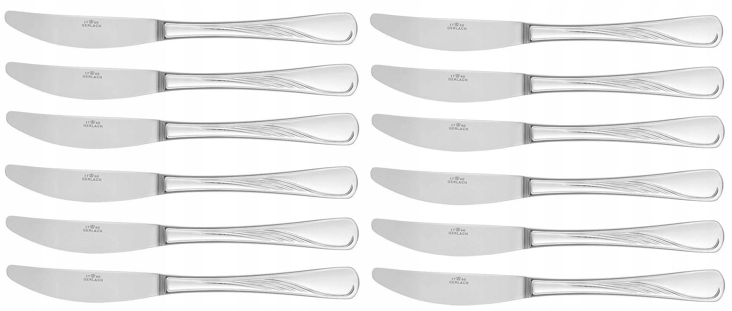 GERLACH CELESTIA POŁYSK 04A 12 X NÓŻ OBIADOWY