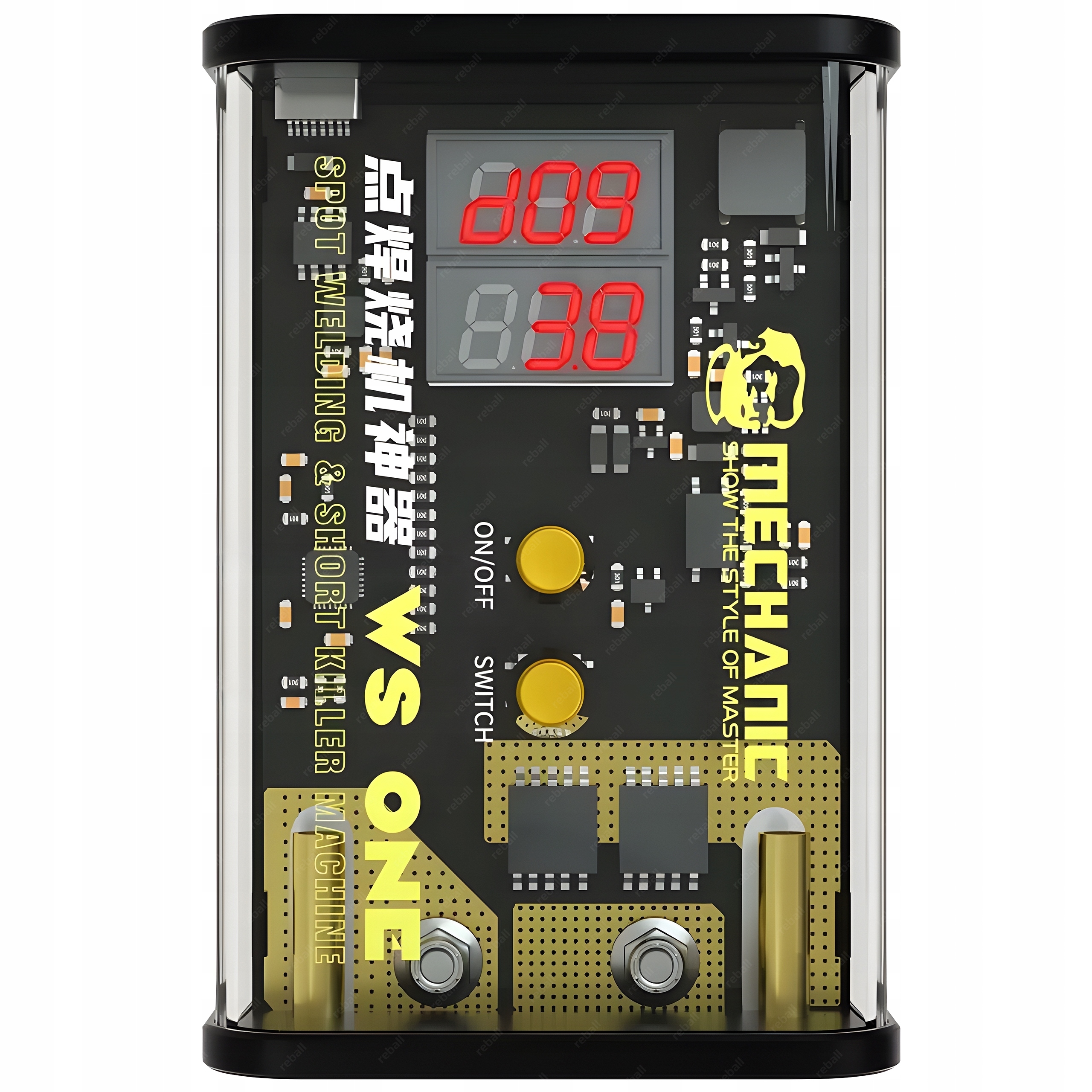 Bodová Mini Svářečka Článků Detektor Zkratů Mechanic Ws One Short Killer