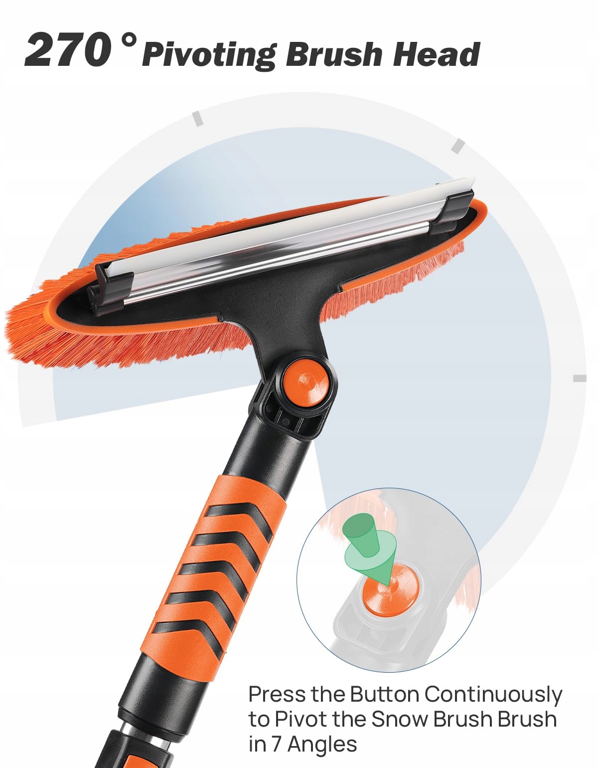 JOYTUTUS Skrobaczka Do Szyb Z Teleskopowym Zmiotką Do Śniegu Stan opakowania oryginalne