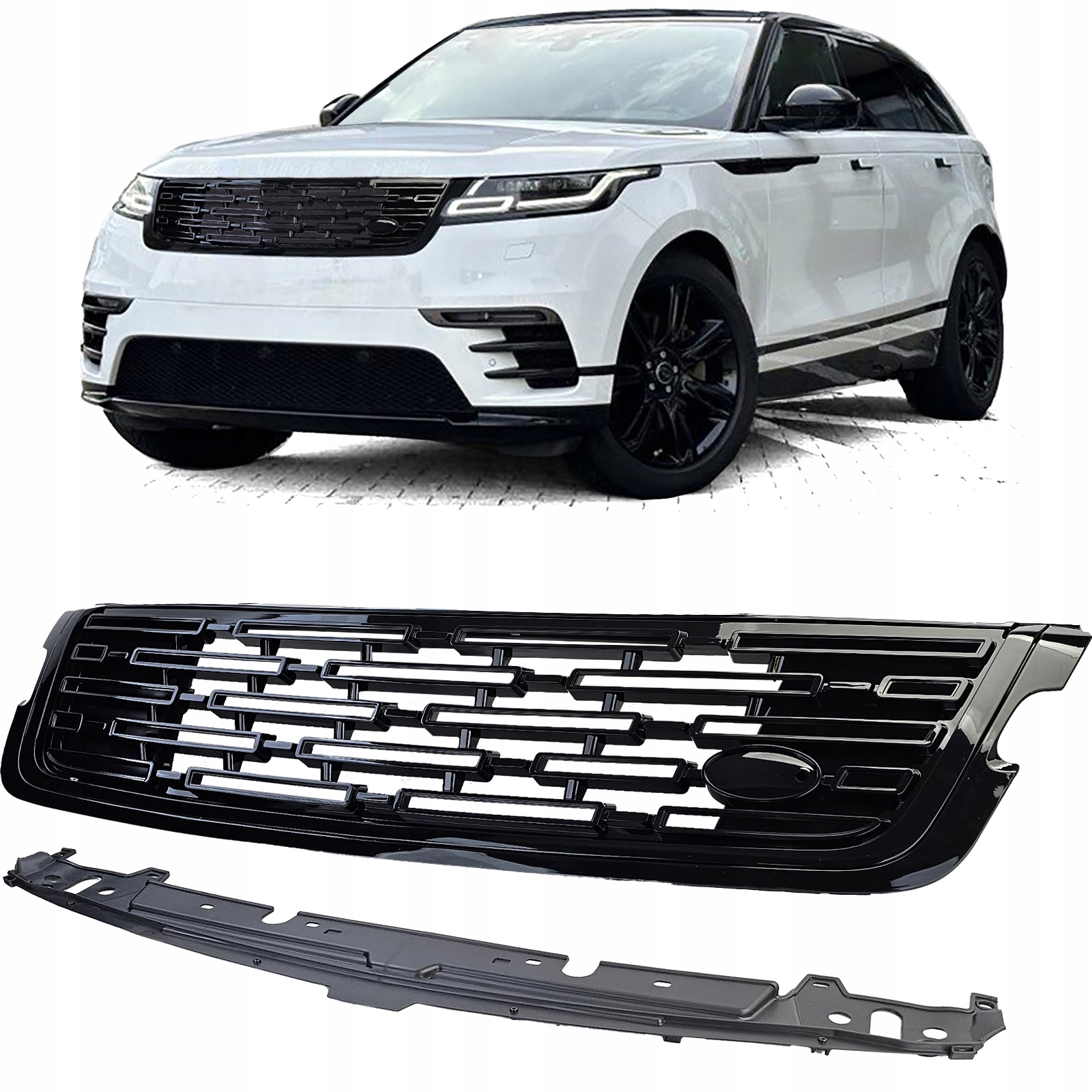 GRILL ATRAPA RANGE ROVER VELAR L560 2017-2023 BLACK