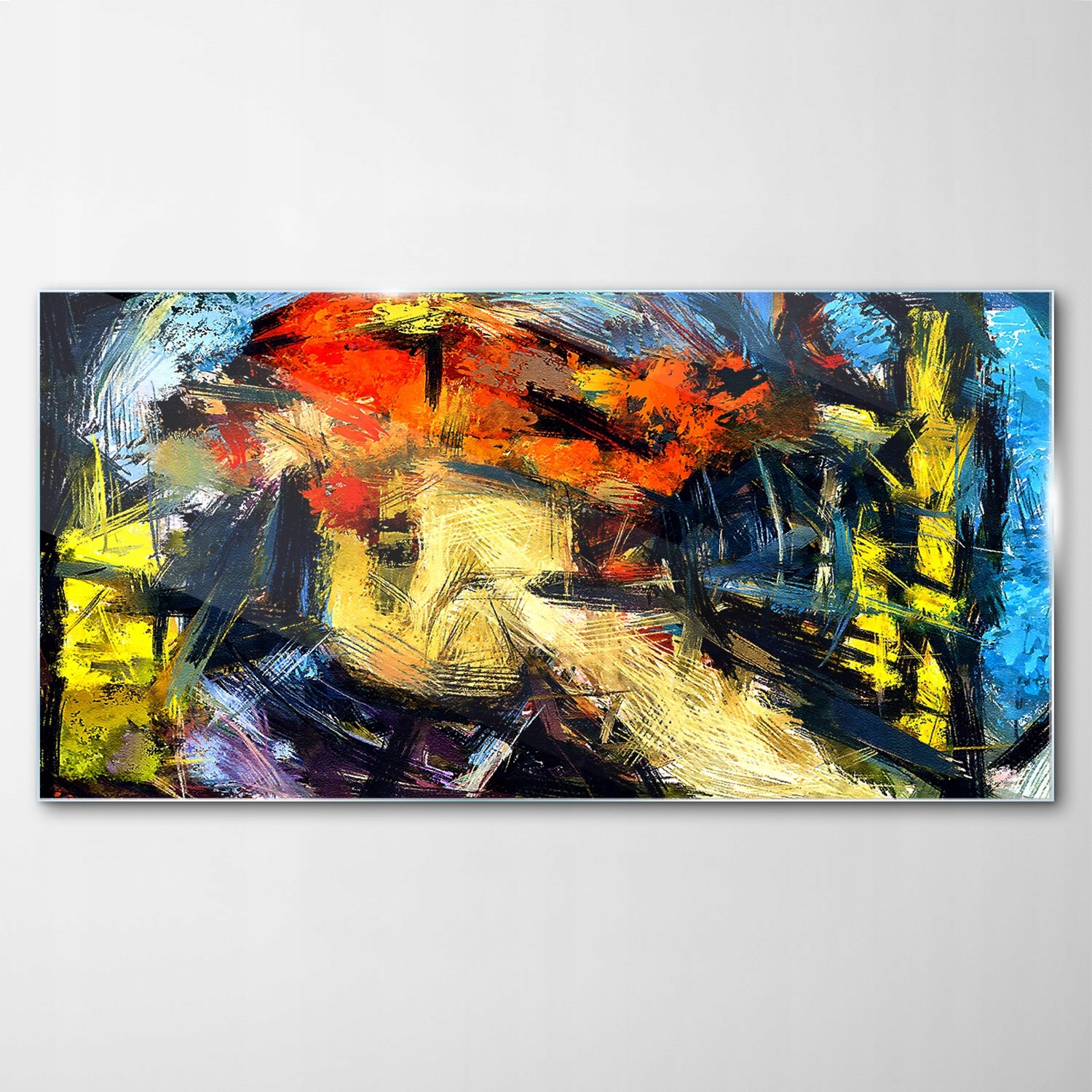 Obraz Sklenená dekorácia Abstrakcia Umenie 120x60