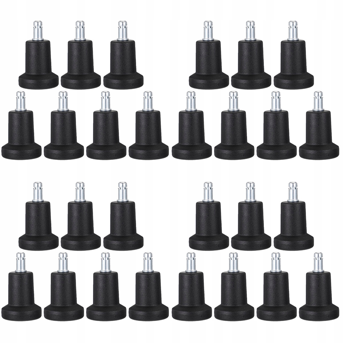 KÓŁKA DO KRZESŁÓW BIUROWYCH STAŁE PODKŁADKI DO GOSPODARSTWA DOMOWEGO 28 SZT