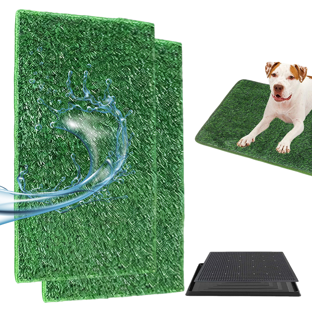 Levně Záchody S Trávou Pro Psy Jsou Snadno Čistitelné A Ideální Pro Učení, Zelená Barva 76X51 CM