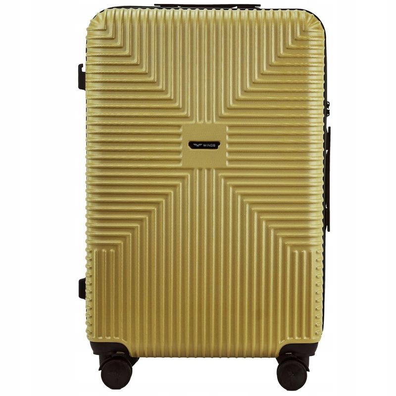 Walizka Wings Jackdaw Średnia 24" Policarbon Tsa 63L Tea Green