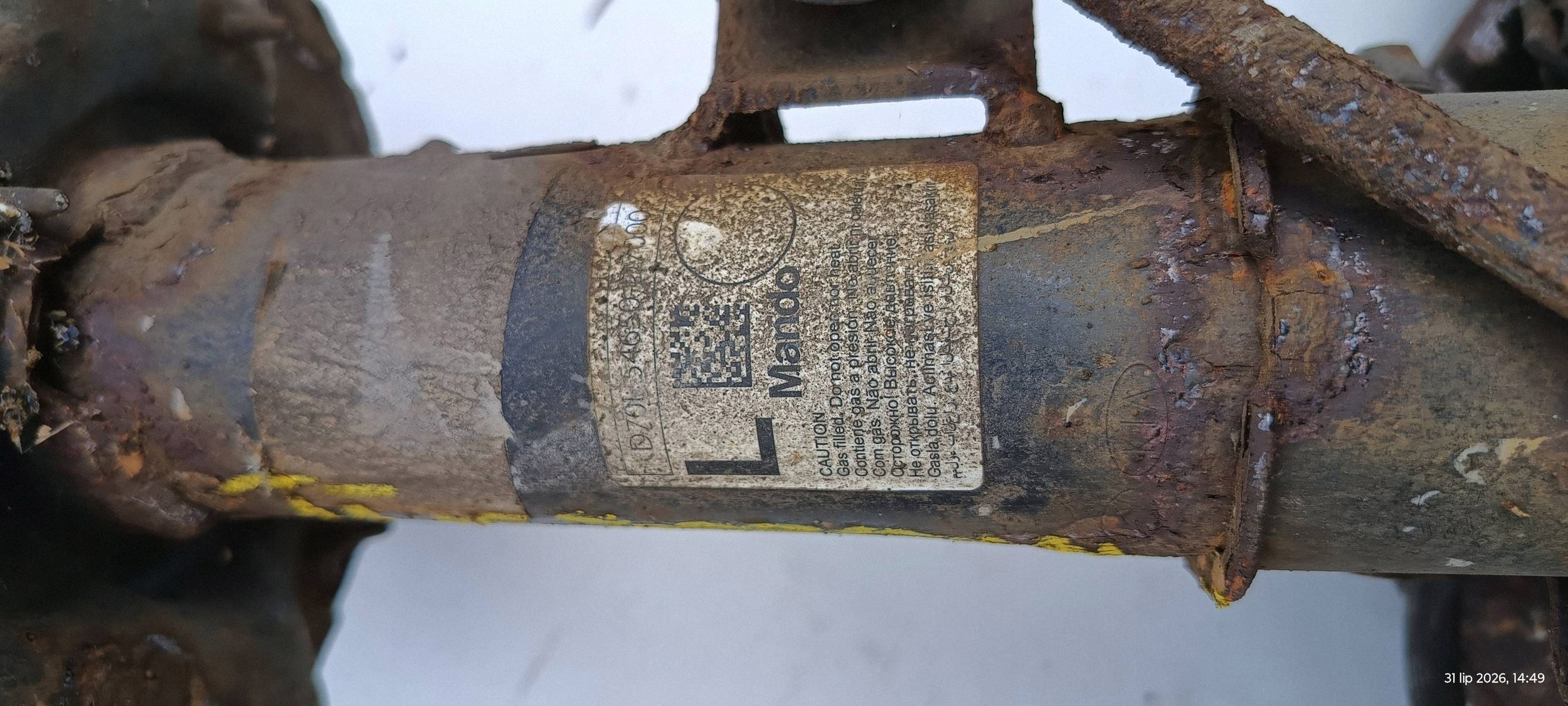 swing shock absorber left front HYUNDAI TUCSON III 1.7 CRDI 54650-D7000