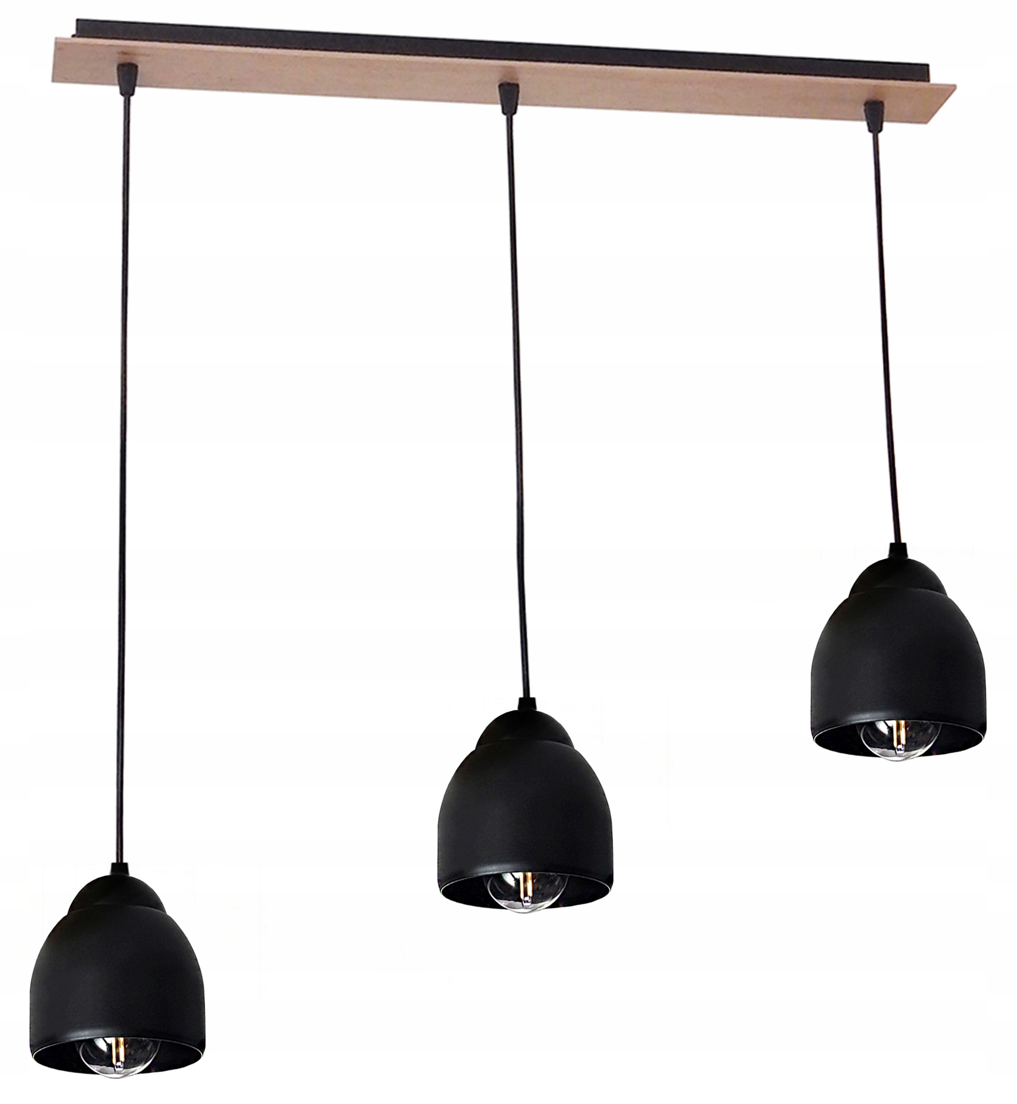 Stropní Závěsné Svítidlo LW-3SK Dřevo Loft Slza