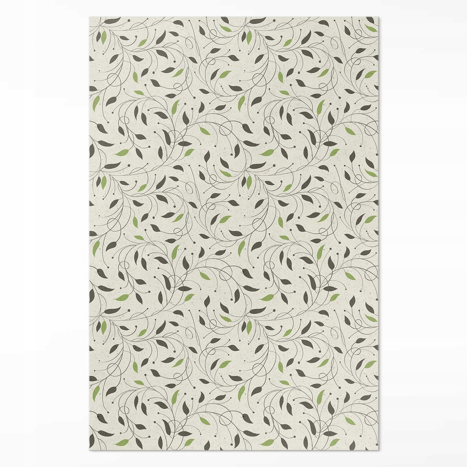 Vnútorný dekoratívny koberec Drobné popínavé listy Veľký 140 x 210 cm
