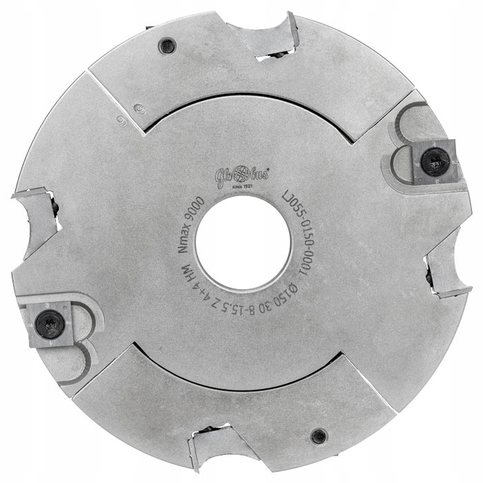 Globus Głowica Regulowana Do Rowkowania 150x30x8-15,5/4z Stalowa Nacinaki