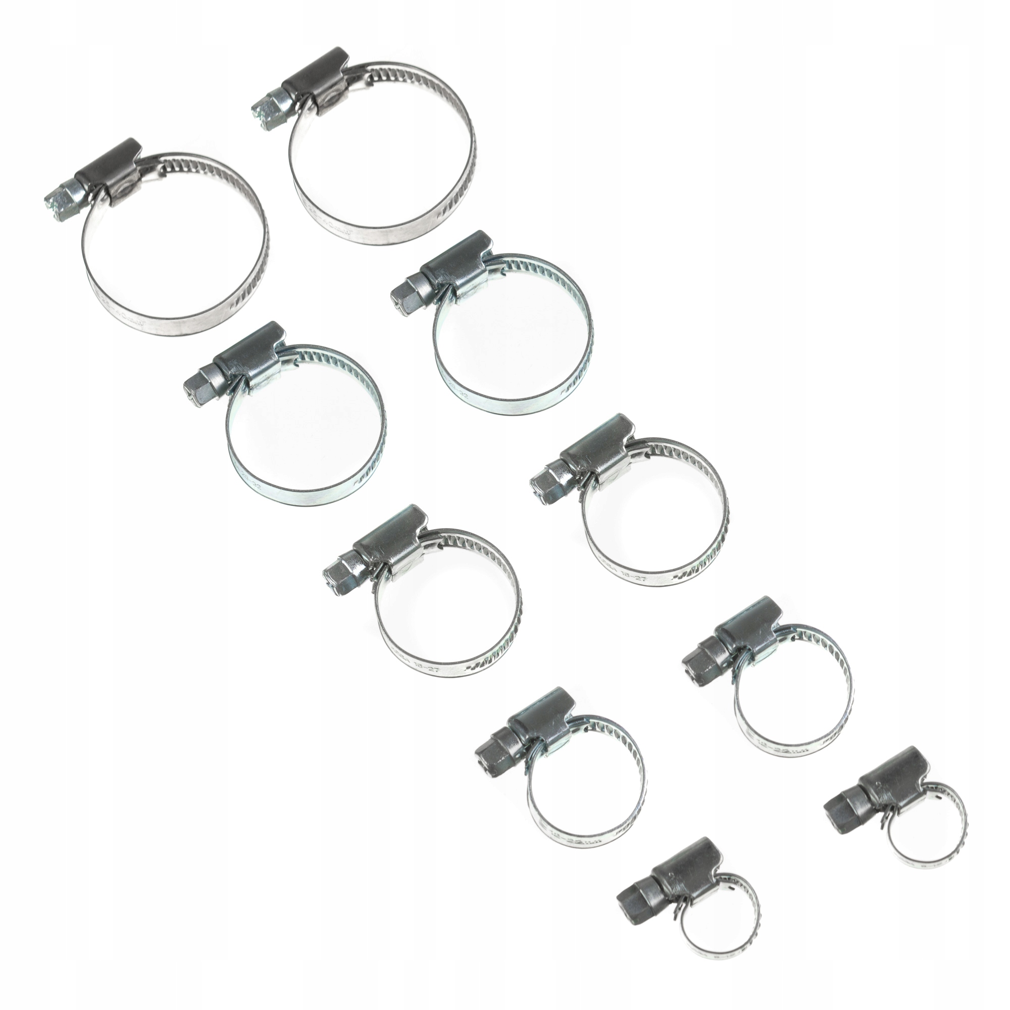 

Zestaw opasek metalowych ślimakowych W1 10 sztuk