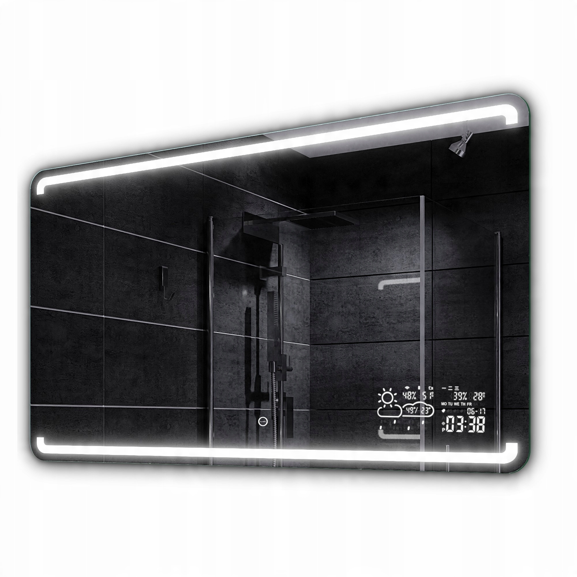 

Lustro łazienkowe Led pogoda dotyk 160x70 Mediolan