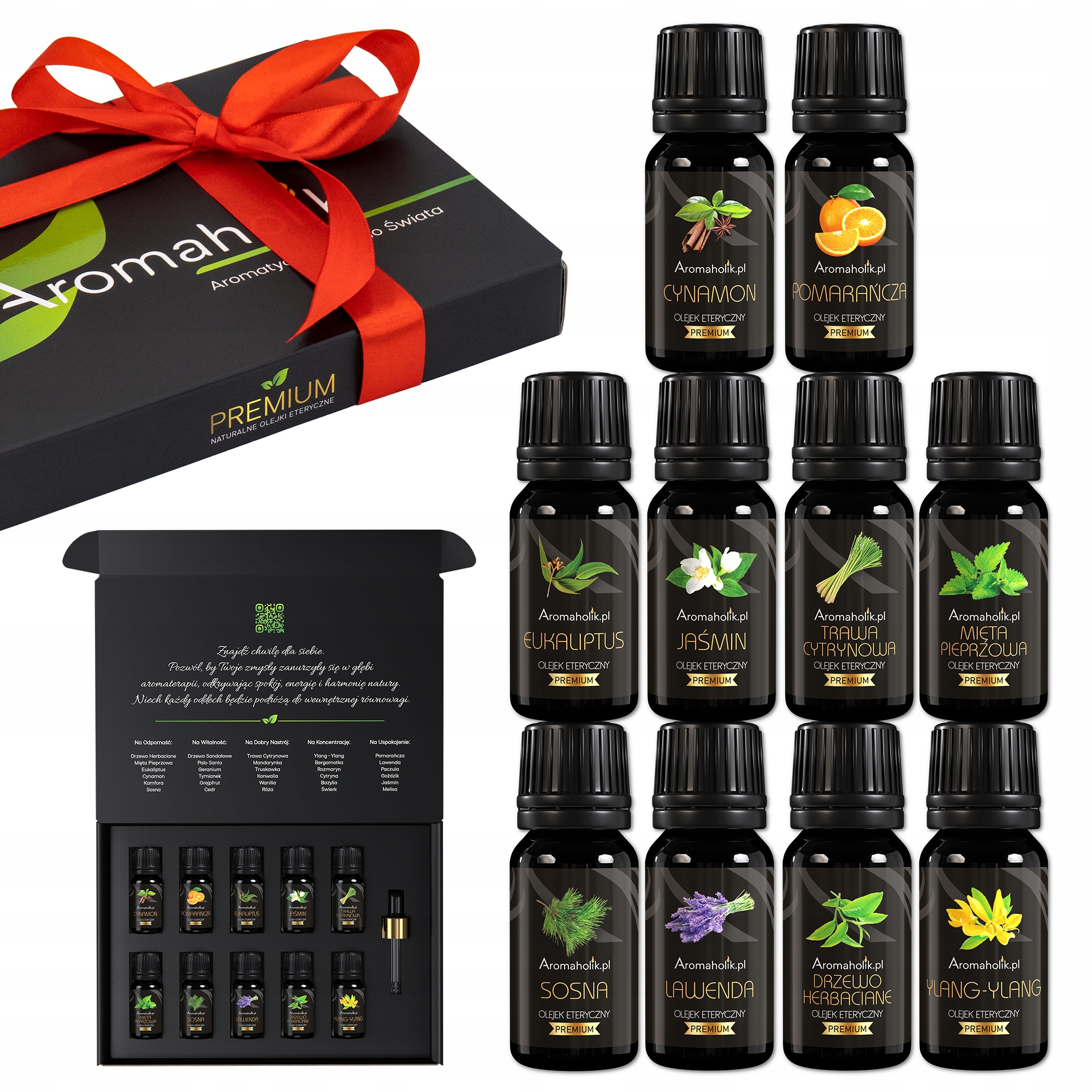 Olejki do Nawilżacza Powietrza Zestaw Uniwersalny 10x10ml