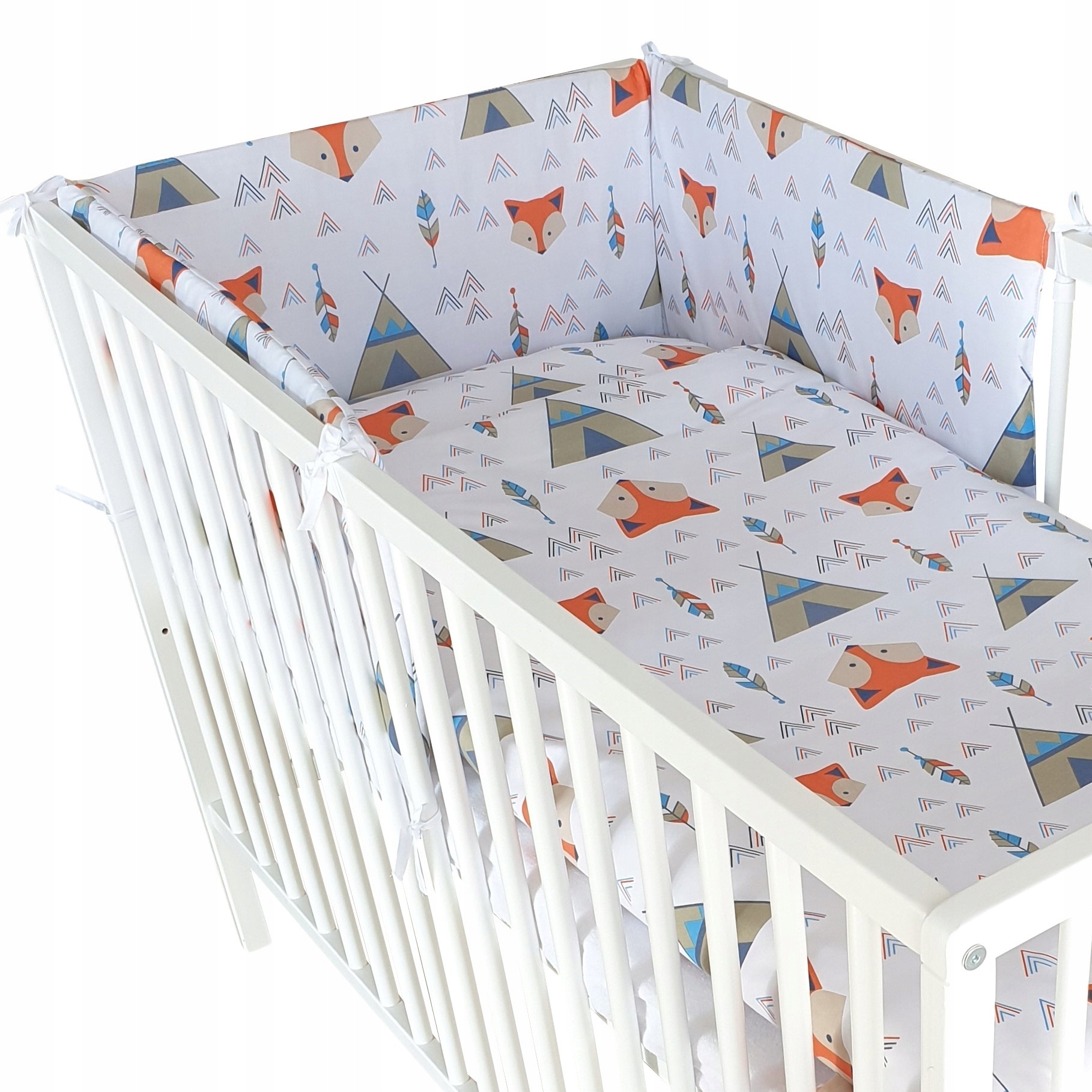 Łóżeczko dziecięce z materacem, pościelą niemowlęcą i ochraniacz TOP 5