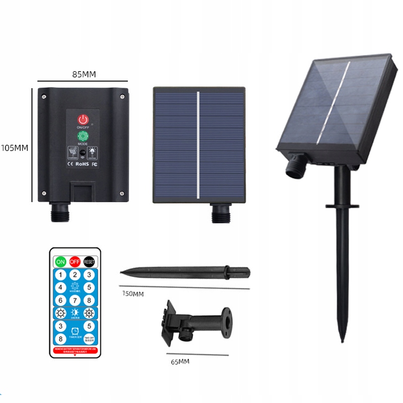 SOLARNA TAŚMA LED SMD WODOODPORNA 5M BIAŁY EAN (GTIN) 6953460545441