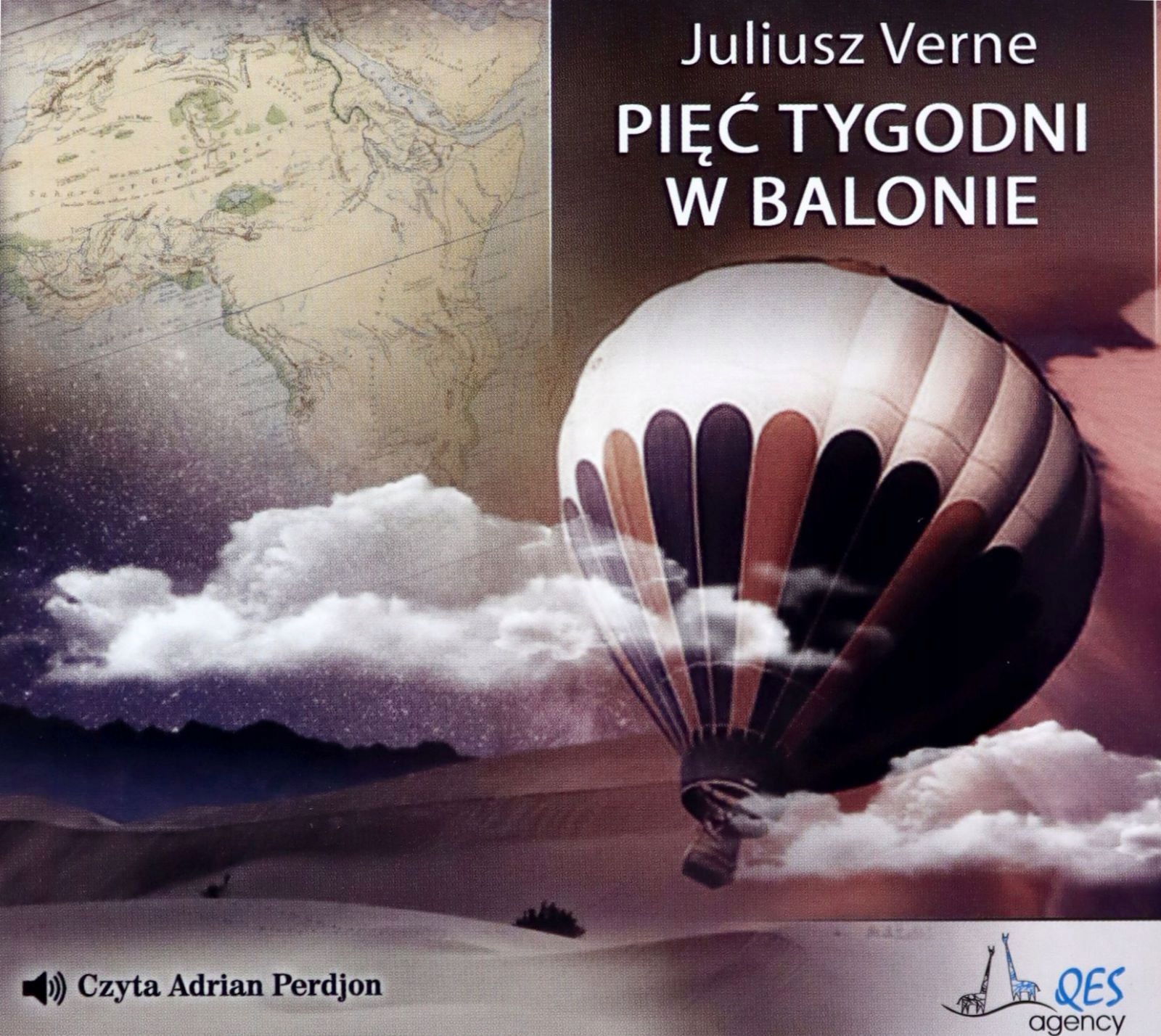 PIĘĆ TYGODNI W BALONIE AUDIOBOOK - JULIUSZ VERNE (