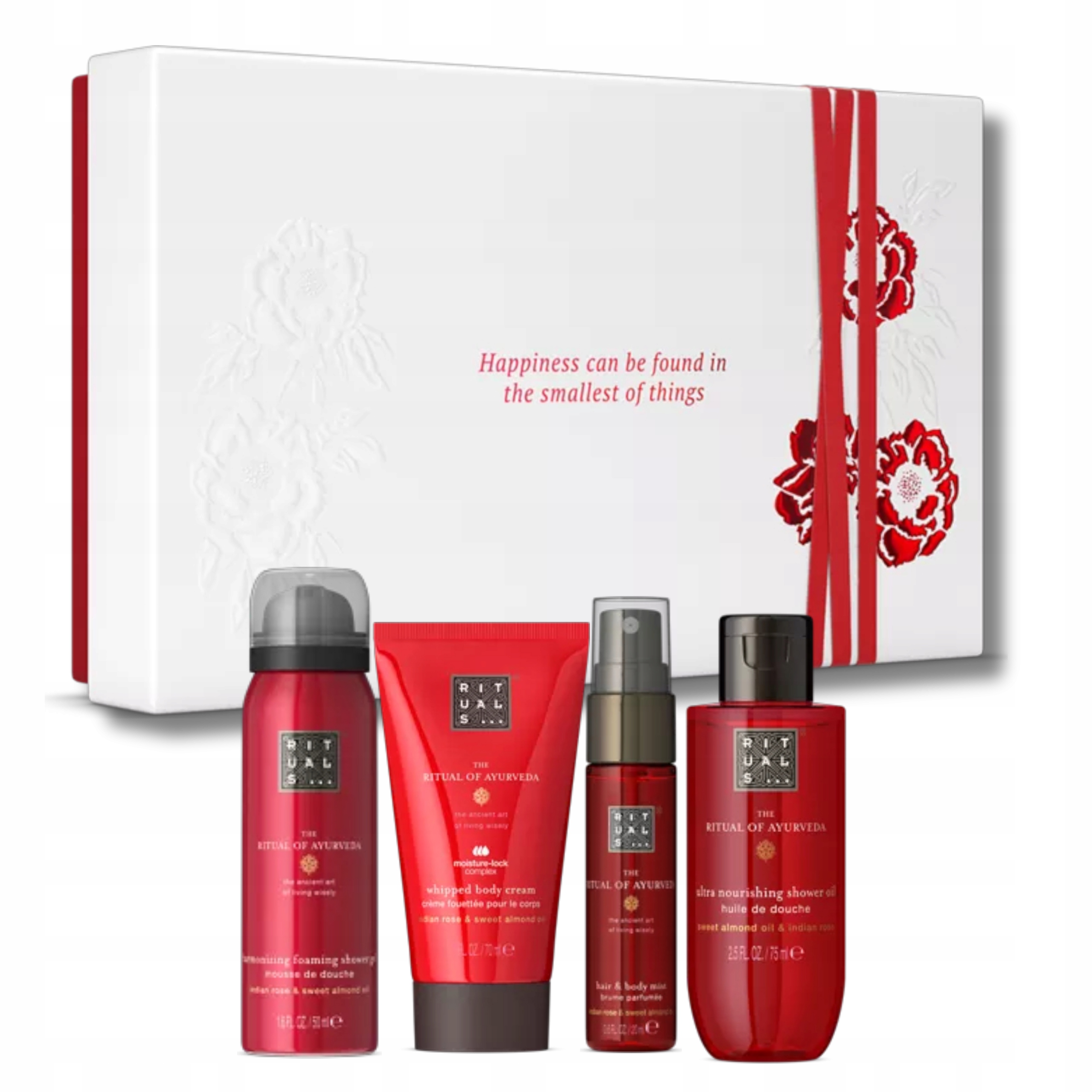 Zestaw Kosmetyków Rituals Ayurveda Pianka Olejek Krem Mgiełka