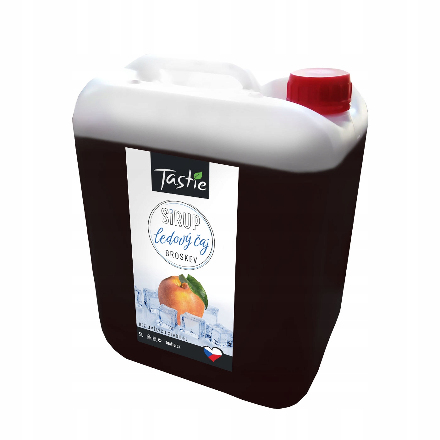Levně Sirup Tastie Ledový čaj broskev 5l