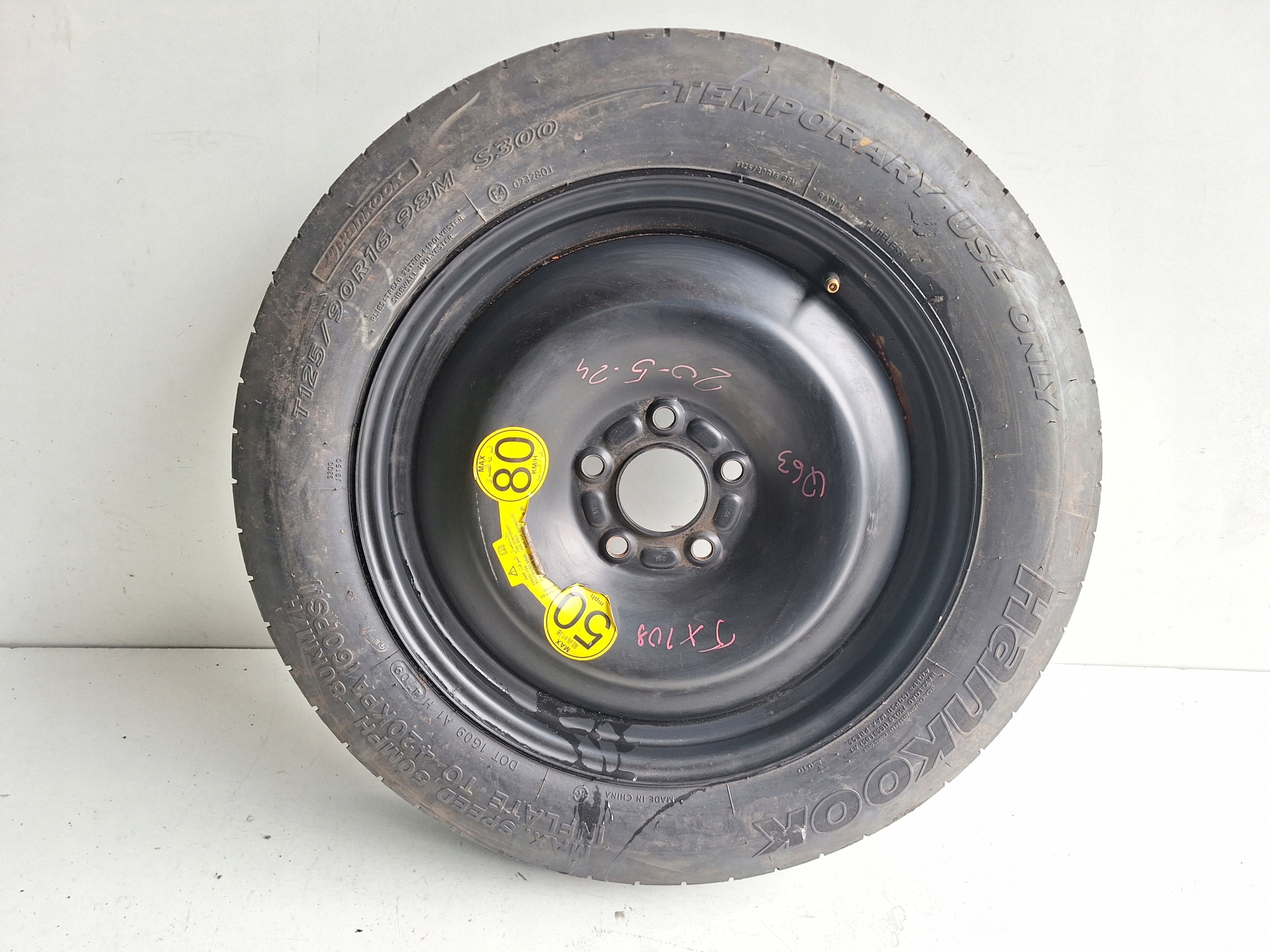 FORD 5X108 wheel spare 125/90 R16