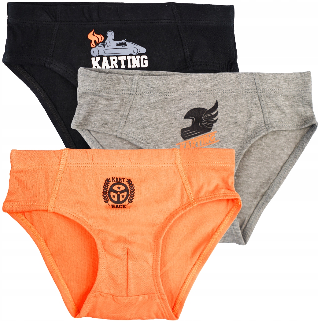 

Slipy slipki chłopięce Karting 3PAK r.122/128