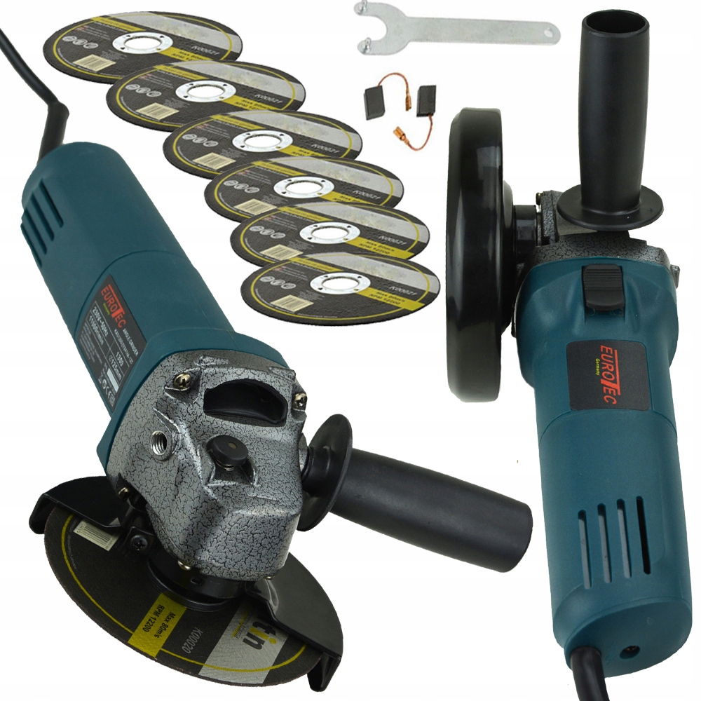 Szlifierka Kątowa Gumówka Kątówka Diax 1300W Regulacja 6 Tarcz Szczotki