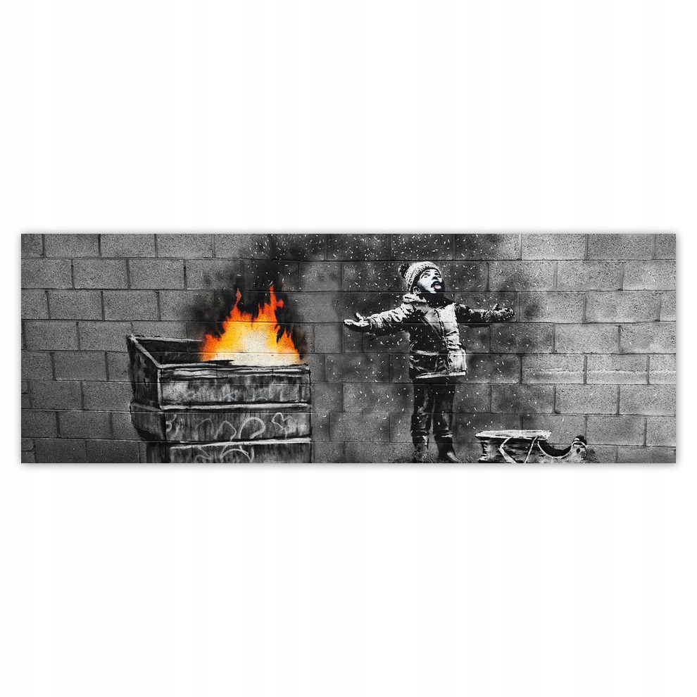 

Fototapety flizelina 624x219 Banksy Smog Śnieg