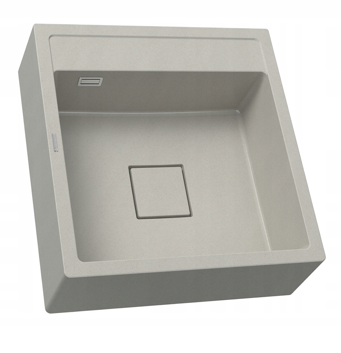 Granitový Drez Jednokomorový Drez Béžový Škandinávsky Farmársky Sifón Tavo