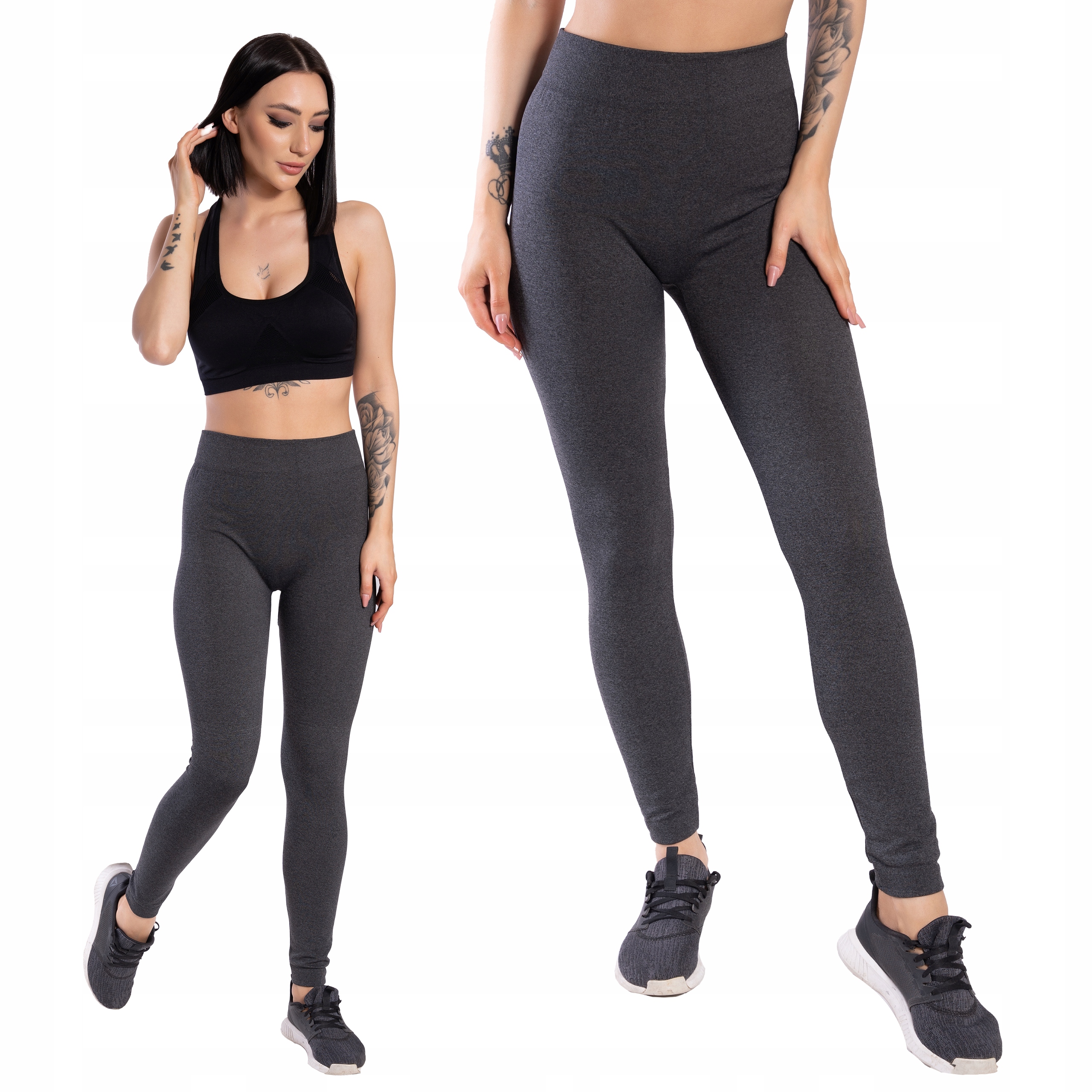 

Legginsy Sportowe bambusowe Fitness ocieplane