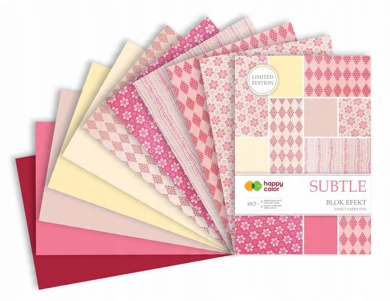 

Blok Efekt Subtle 10ark 19x29cm Happy Color