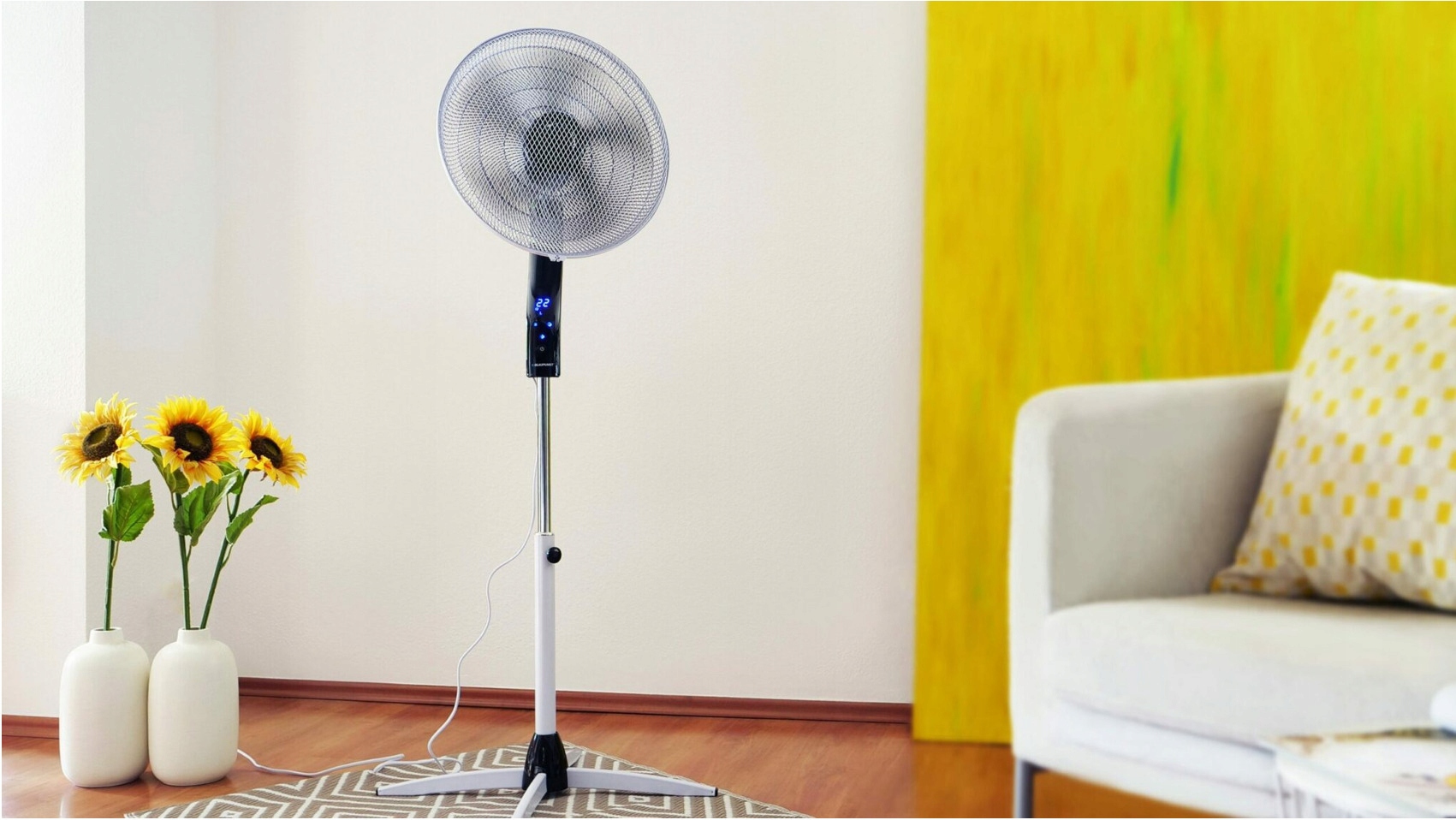 Wentylator stojący 40cm 55W Blaupunkt pilot wyśw. Model ASF701