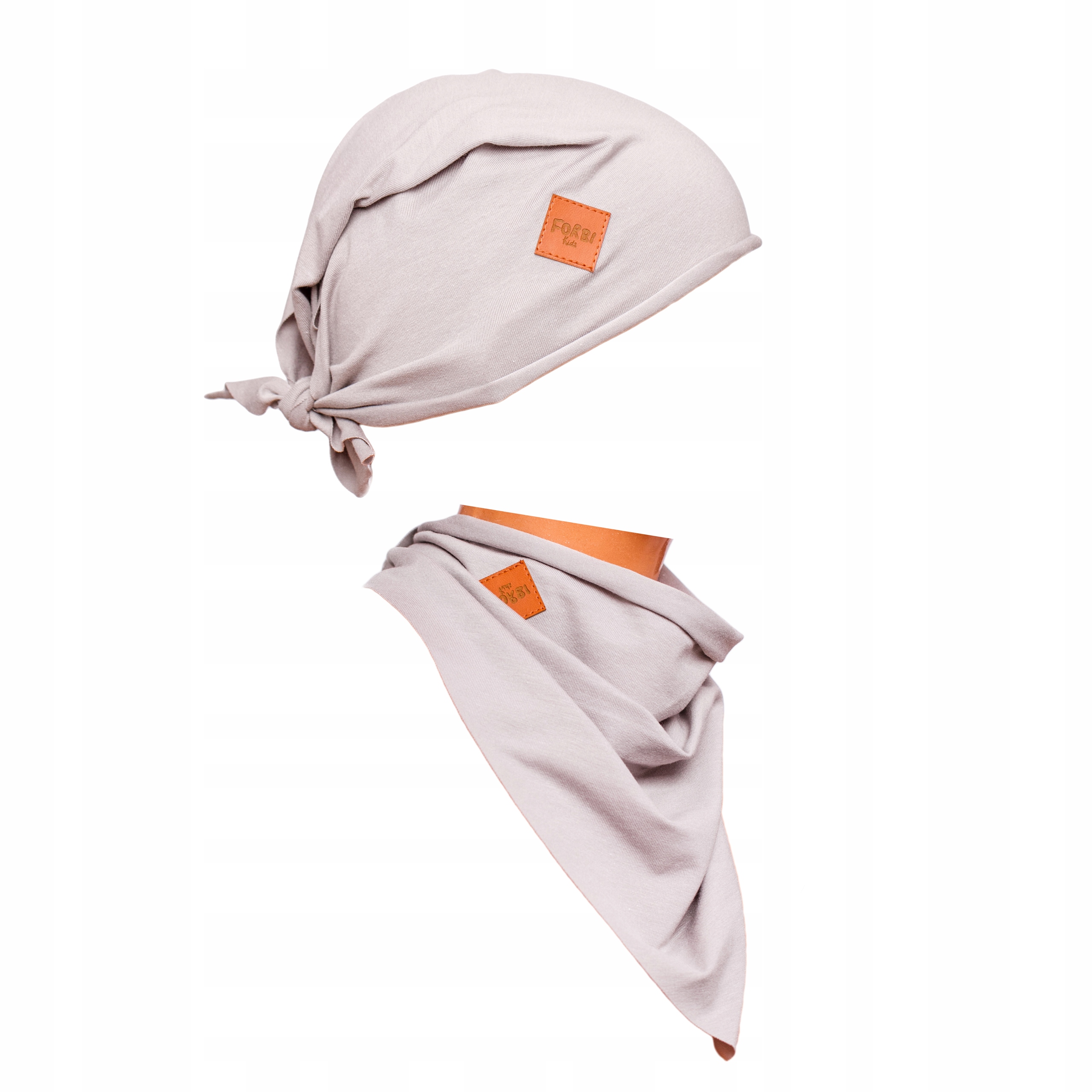 

Zestaw Czapka Chustka Dziecięcy Regulowany Szary