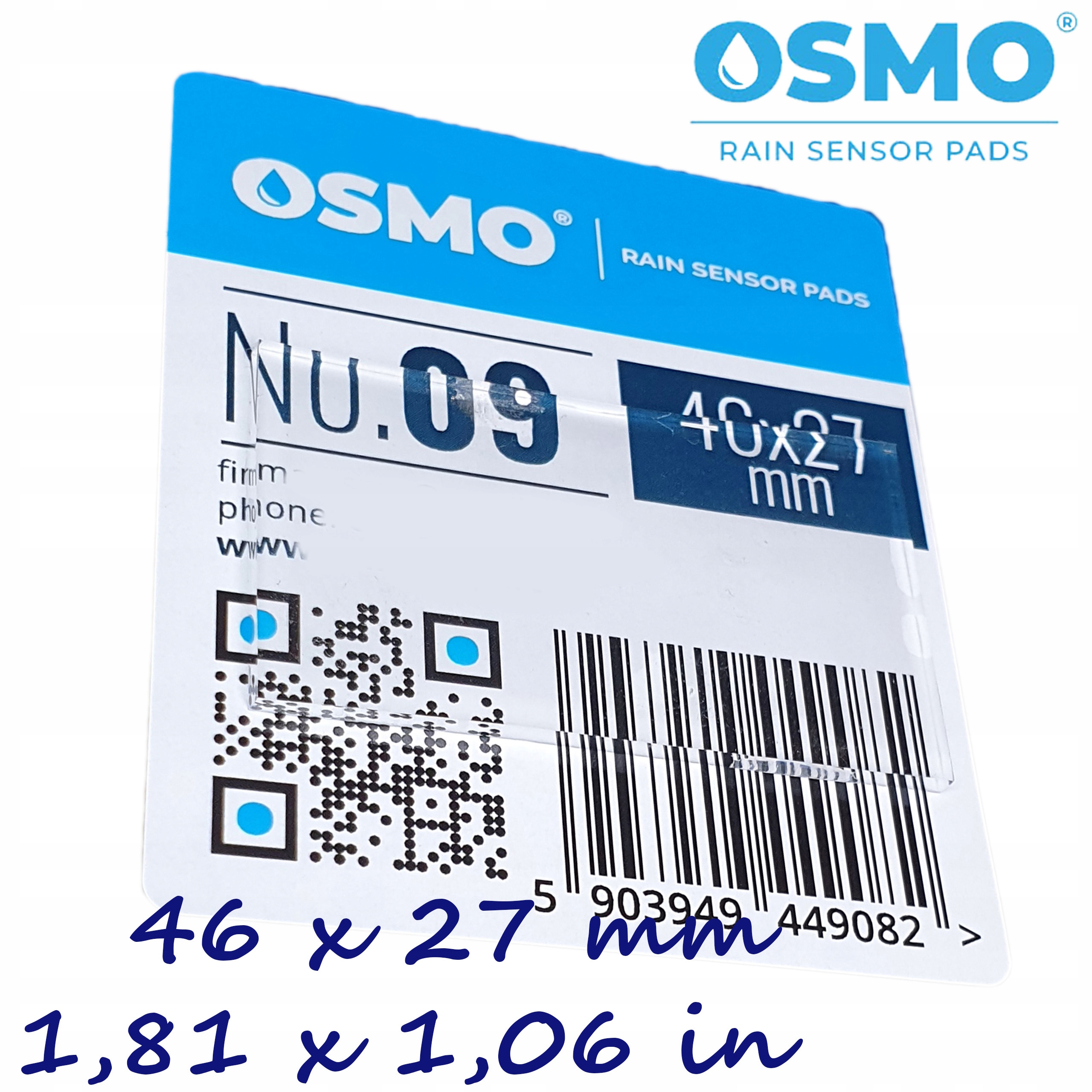 pad ŻELKA 46X27mm Lexus LS/LX Toyota LAND CRUISER Producent części OSMO