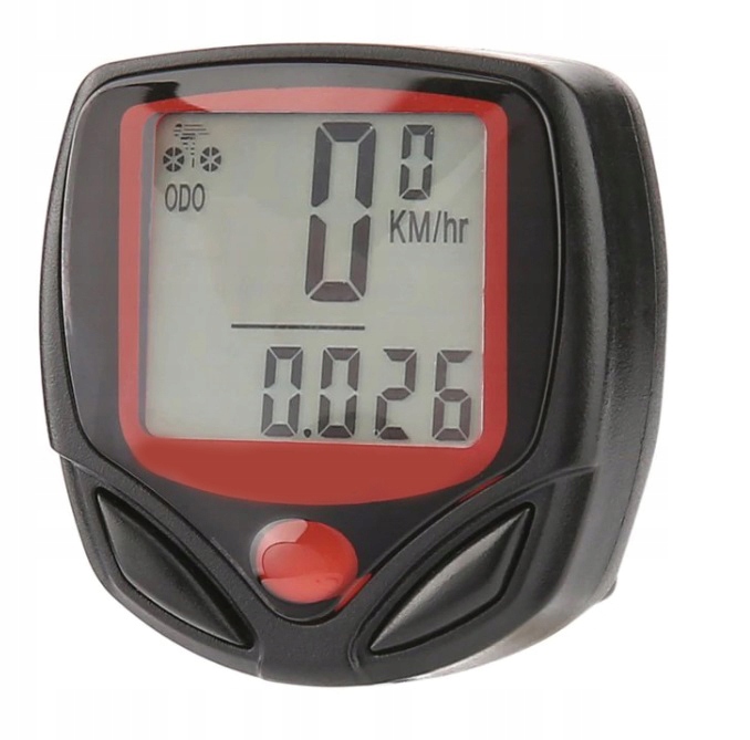 LICZNIK ROWEROWY PRĘDKOŚCIOMIERZ Wodoodporny LCD