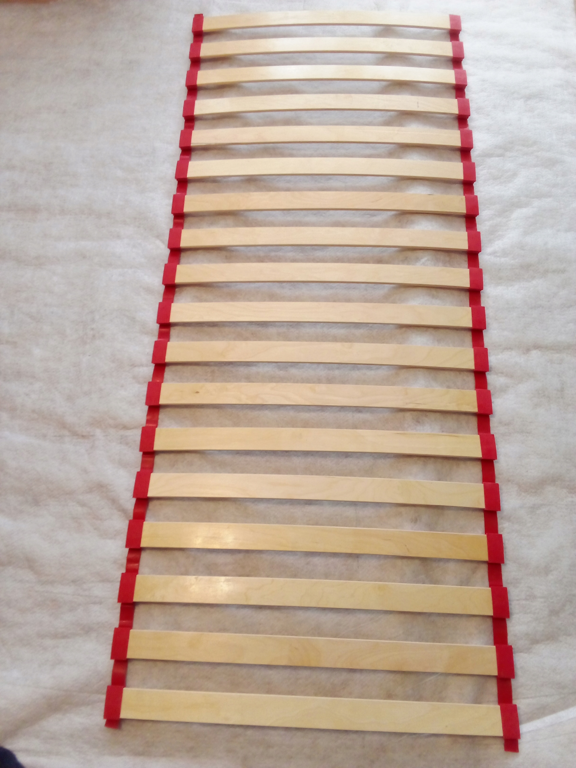 Stelaż rolowany Smart 80x180 Dodatkowa amortyzcjia listew Rozmiar (cm) 80x180