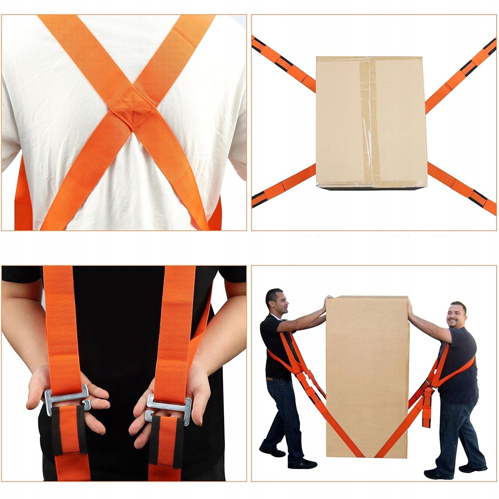 PASY DO NOSZENIA MEBLI GABARYTÓW Z SZELKAMI REGULOWANE NOŚNOŚĆ 100KG 2.7M Marka bez marki