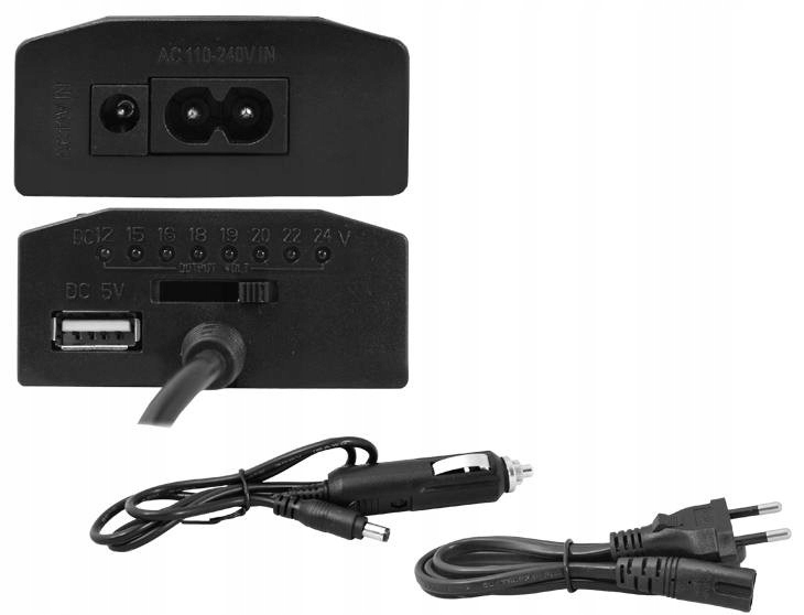 Univerzální napájecí adaptér pro notebook 100W, 12V/230V