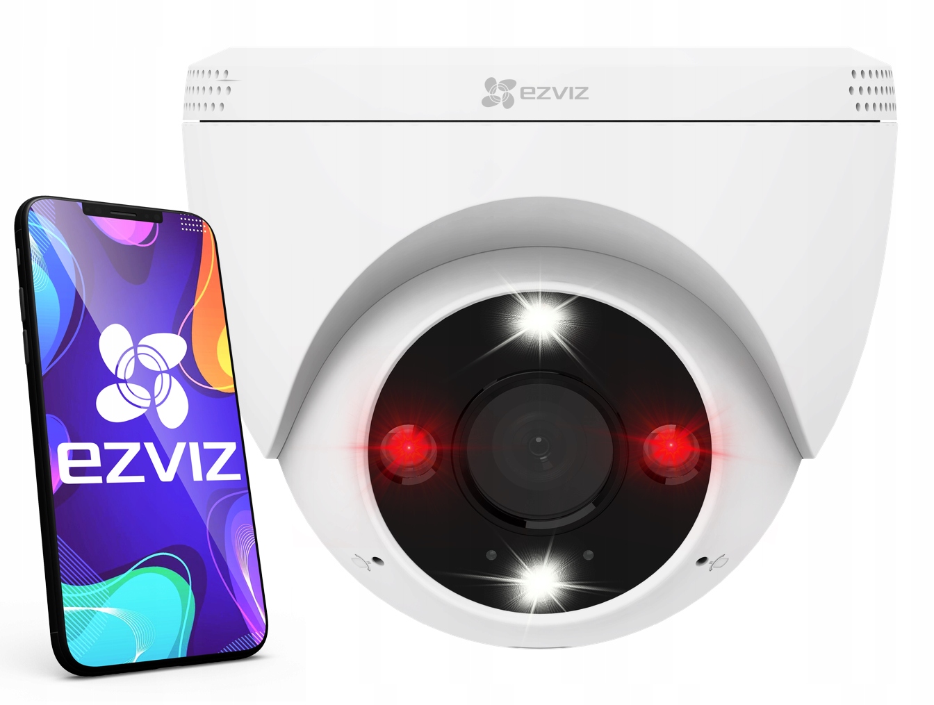 Ezviz Ip kamera H4/ Turret/ Wi-Fi/ 3Mpix/ krytí IP67/ objektiv 2,8mm/ H.265