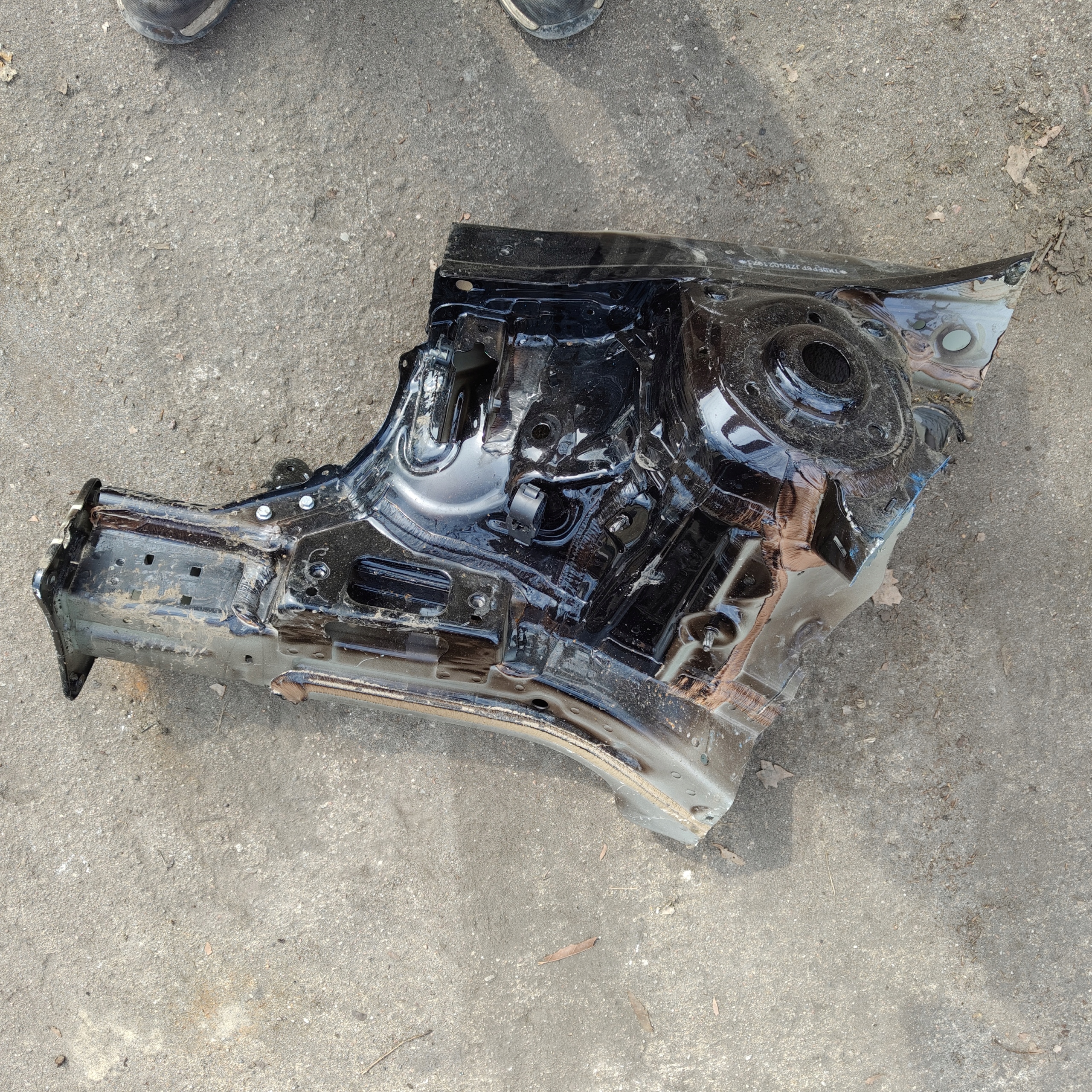 quarter right front SKODA FABIA IV